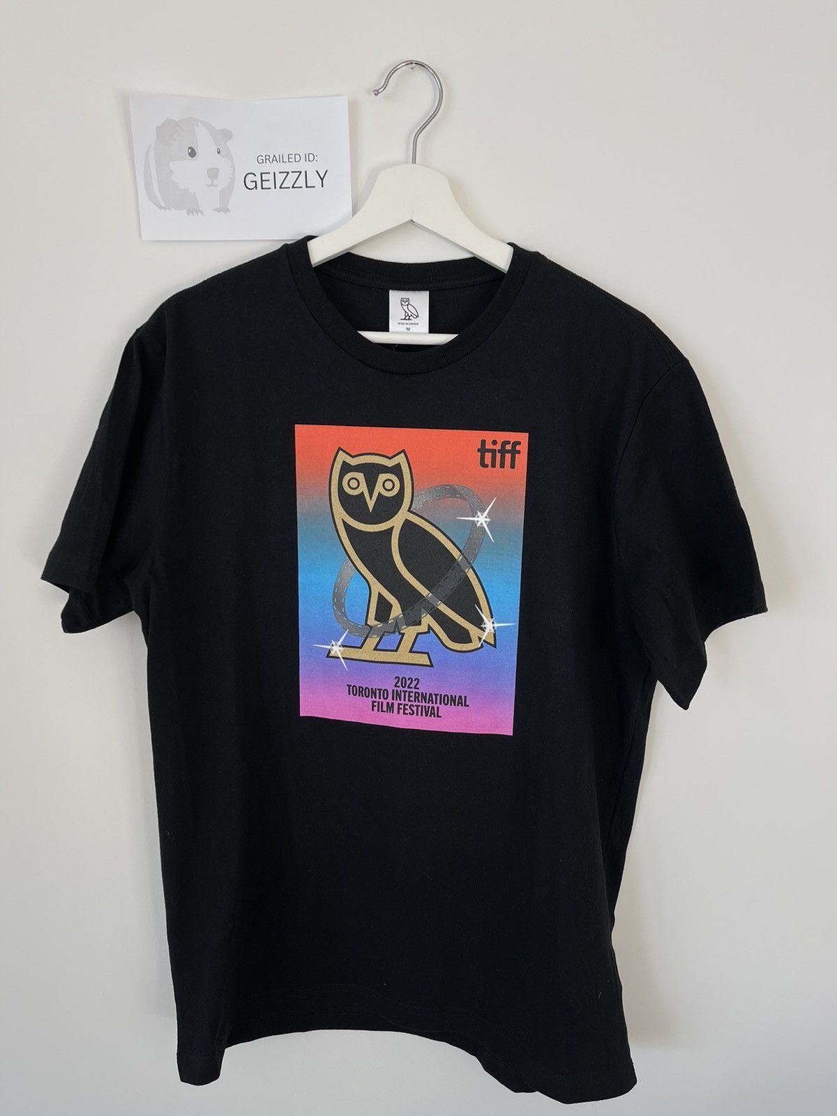 Drake OVO X TIFF TEE-M 🦉📽 Size US M / EU 48-50 / 2 - 3 Thumbnail