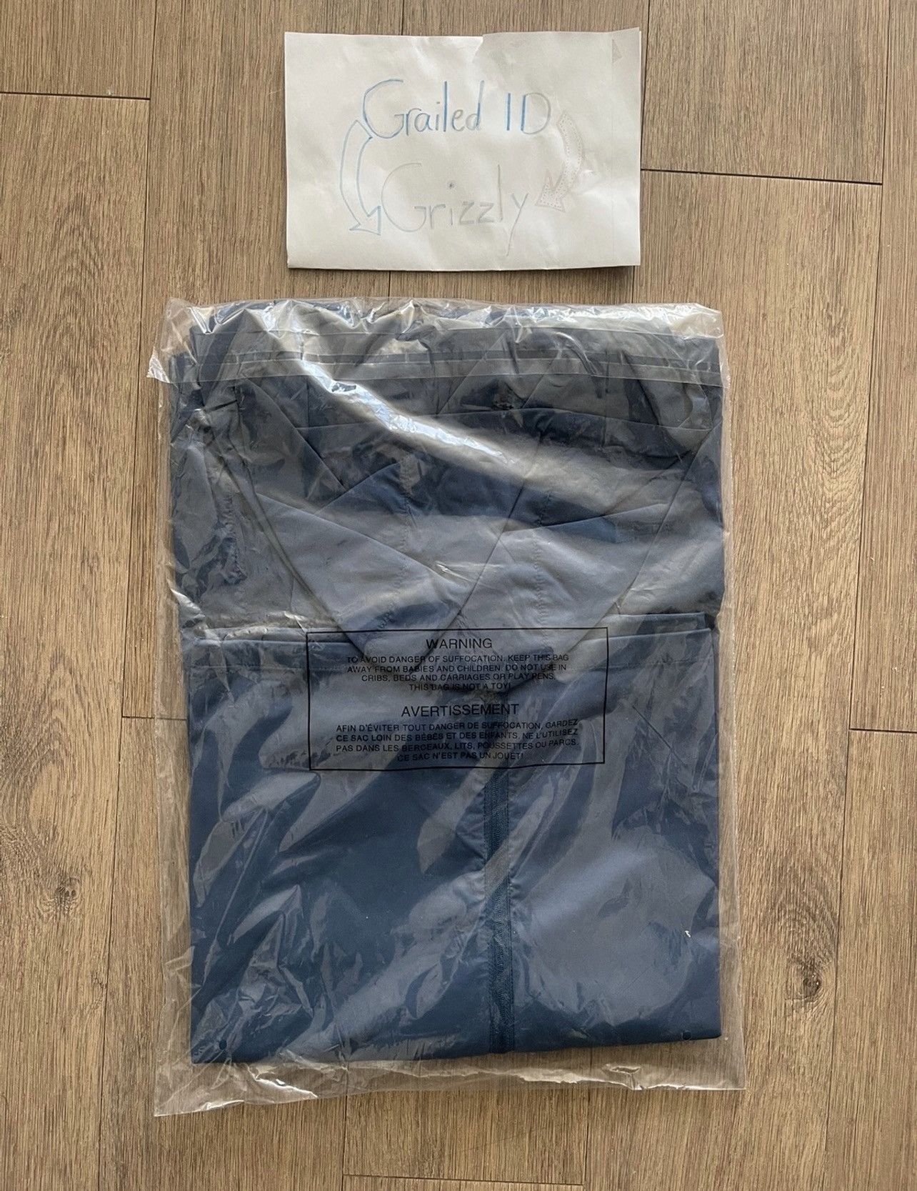 Drake OVO LIGHTWEIGHT RUNNING JACKET - HORIZON BLUE Size US L / EU 52-54 / 3 - 7 Thumbnail