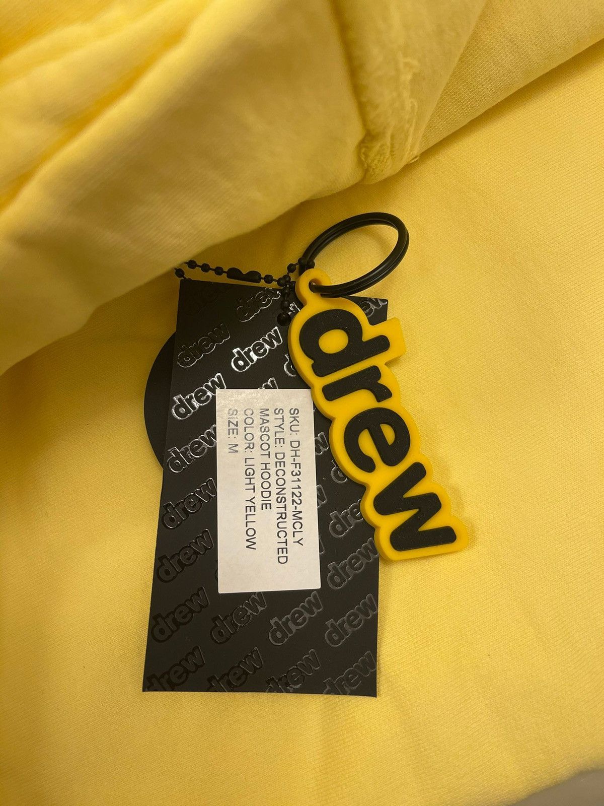 Drew House Drew House deconstructed mascot hoodie - light yellow Size US M / EU 48-50 / 2 - 17 Thumbnail