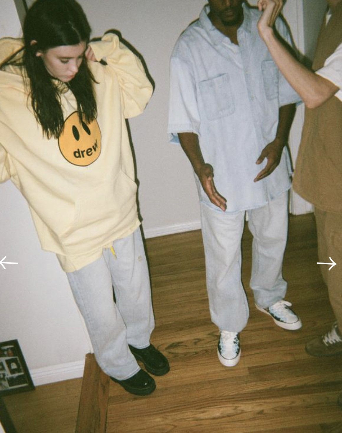 Drew House Drew House deconstructed mascot hoodie - light yellow Size US M / EU 48-50 / 2 - 12 Thumbnail