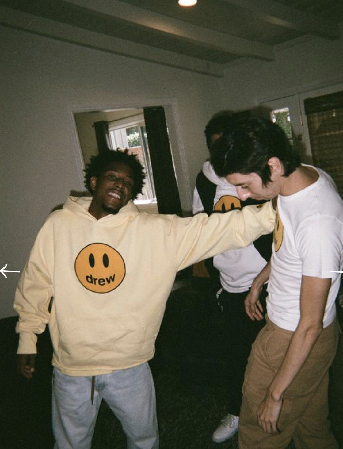 Drew House Drew House deconstructed mascot hoodie - light yellow Size US M / EU 48-50 / 2 - 6 Thumbnail