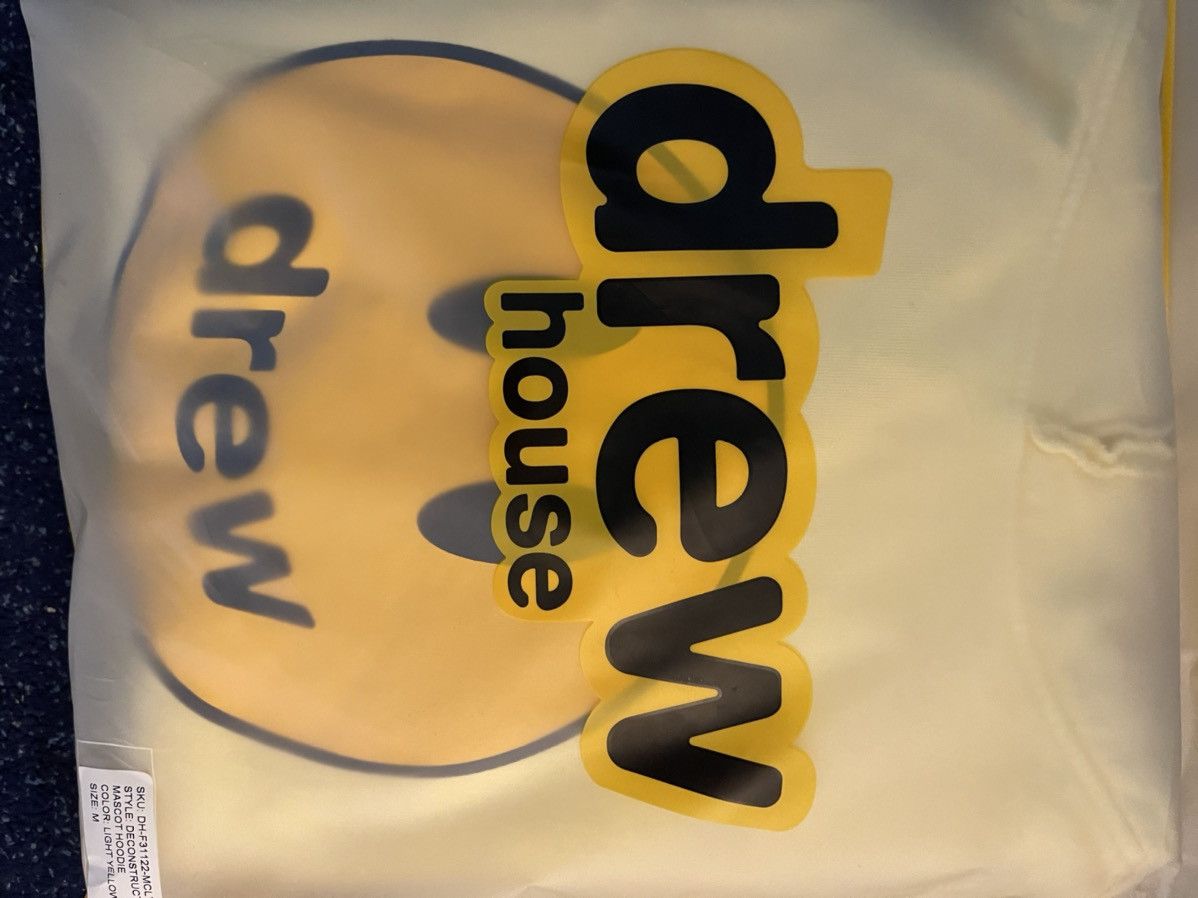 Drew House Drew House deconstructed mascot hoodie - light yellow Size US M / EU 48-50 / 2 - 8 Thumbnail