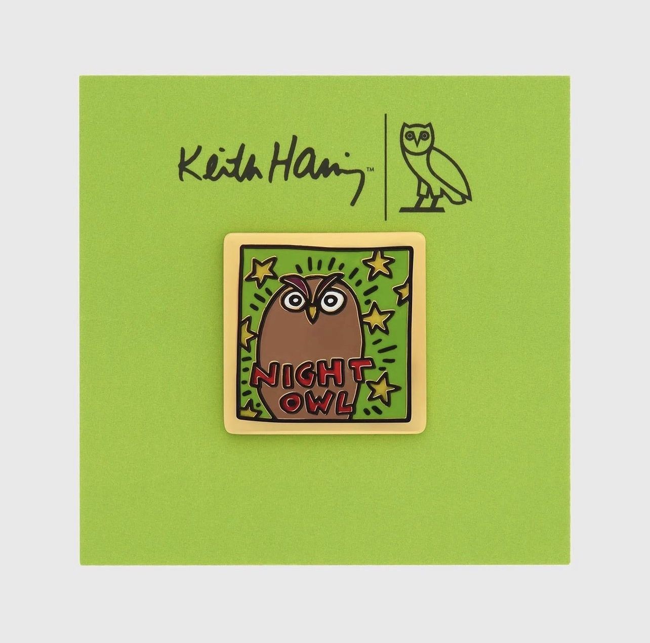 Drake OVO X KEITH HARING PIN 🦉 Size ONE SIZE - 1 Thumbnail