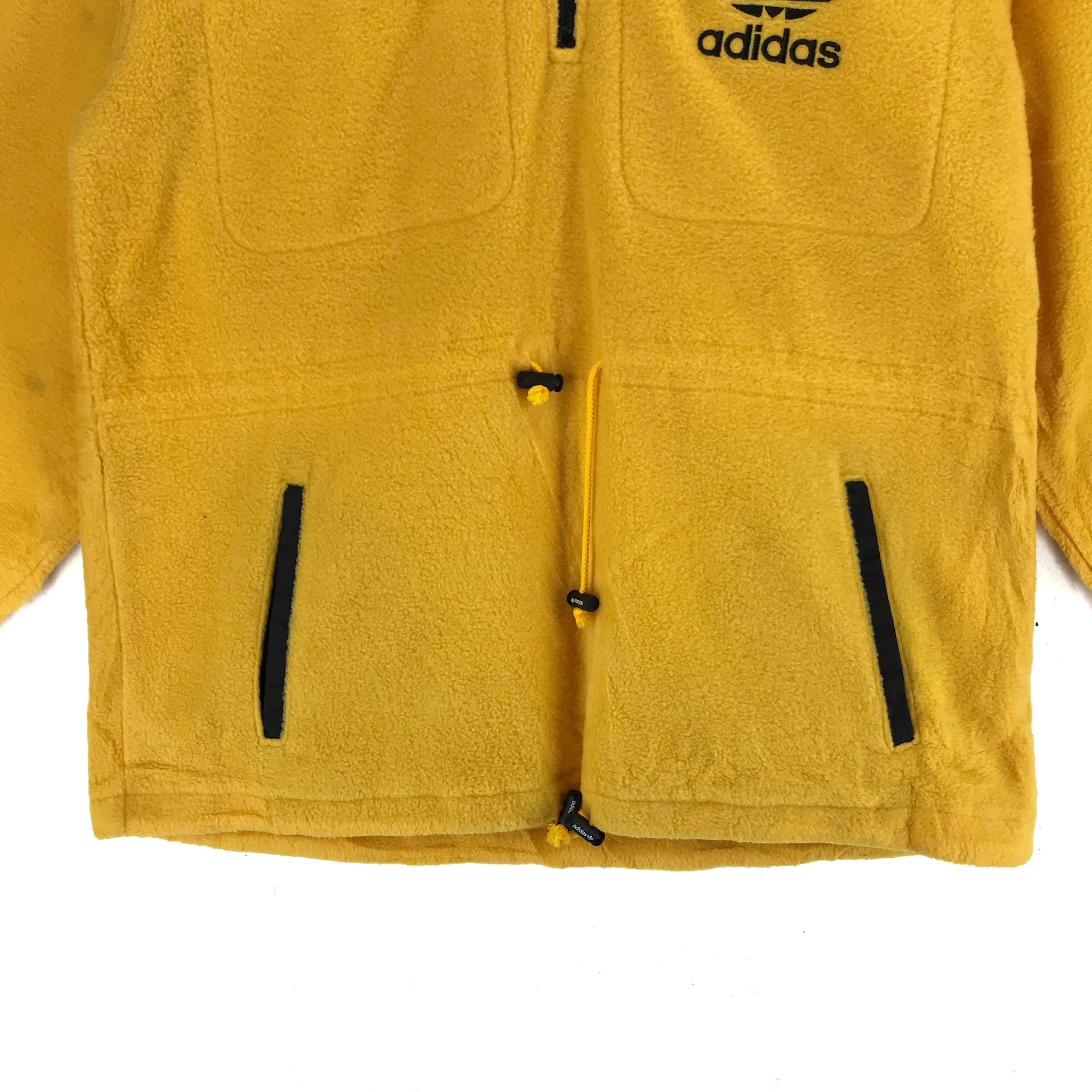 Adidas Adidas Trefoil Yellow Fleece #2528-98 Size US M / EU 48-50 / 2 - 4 Thumbnail