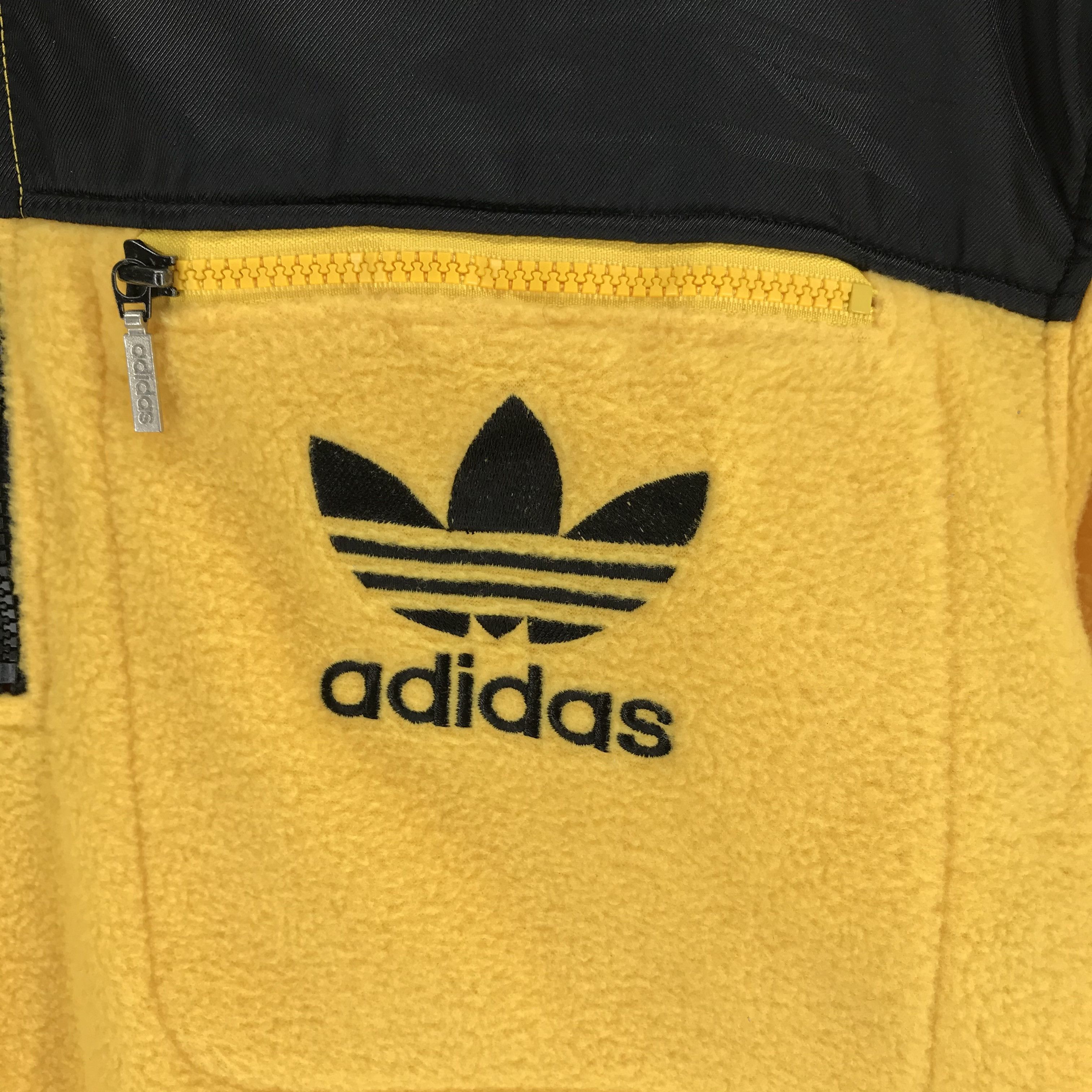 Adidas Adidas Trefoil Yellow Fleece #2528-98 Size US M / EU 48-50 / 2 - 3 Thumbnail