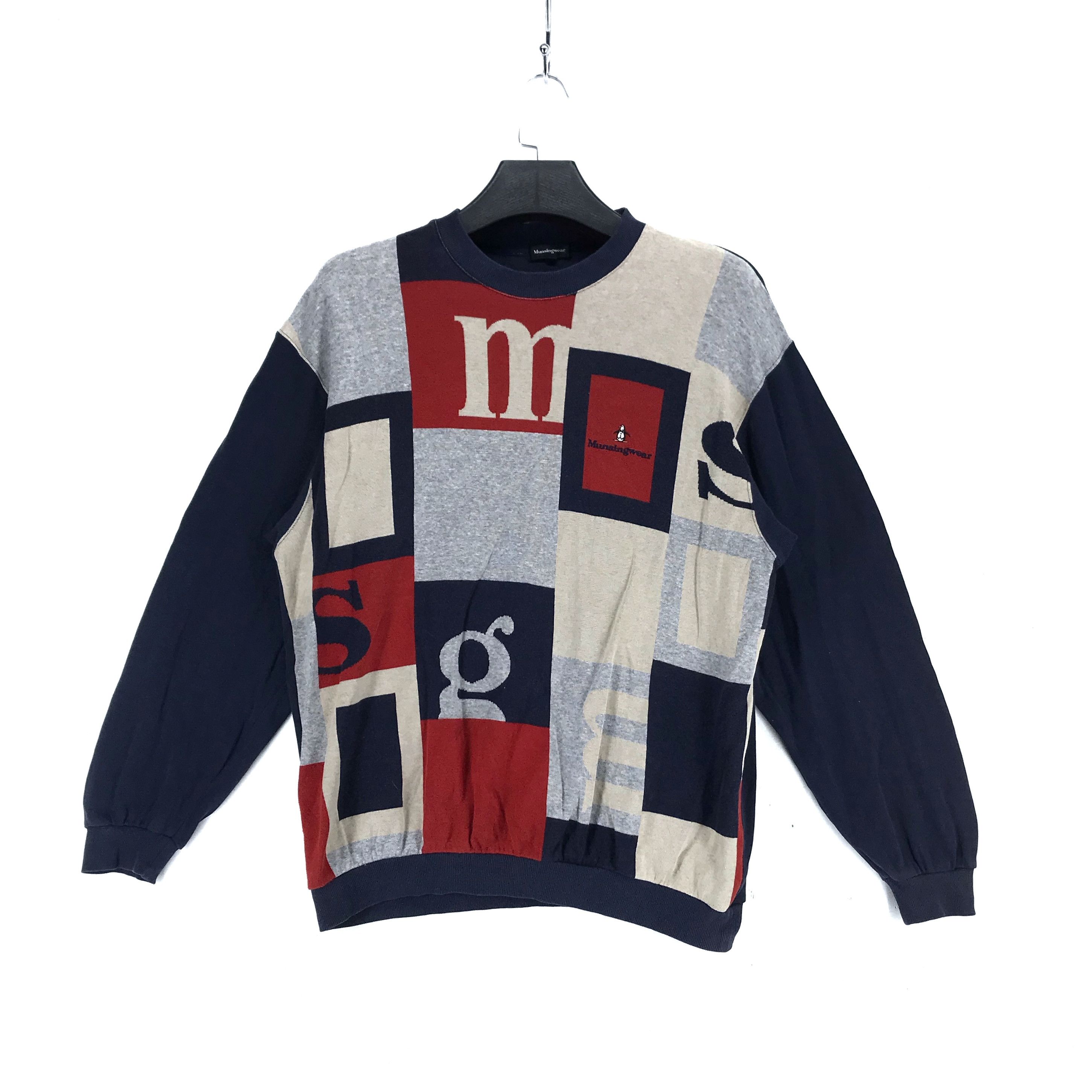 Grand Slam Munsingwear Fullprint Big Logo Sweatshirts #2532-98 Size US L / EU 52-54 / 3 - 1 Thumbnail