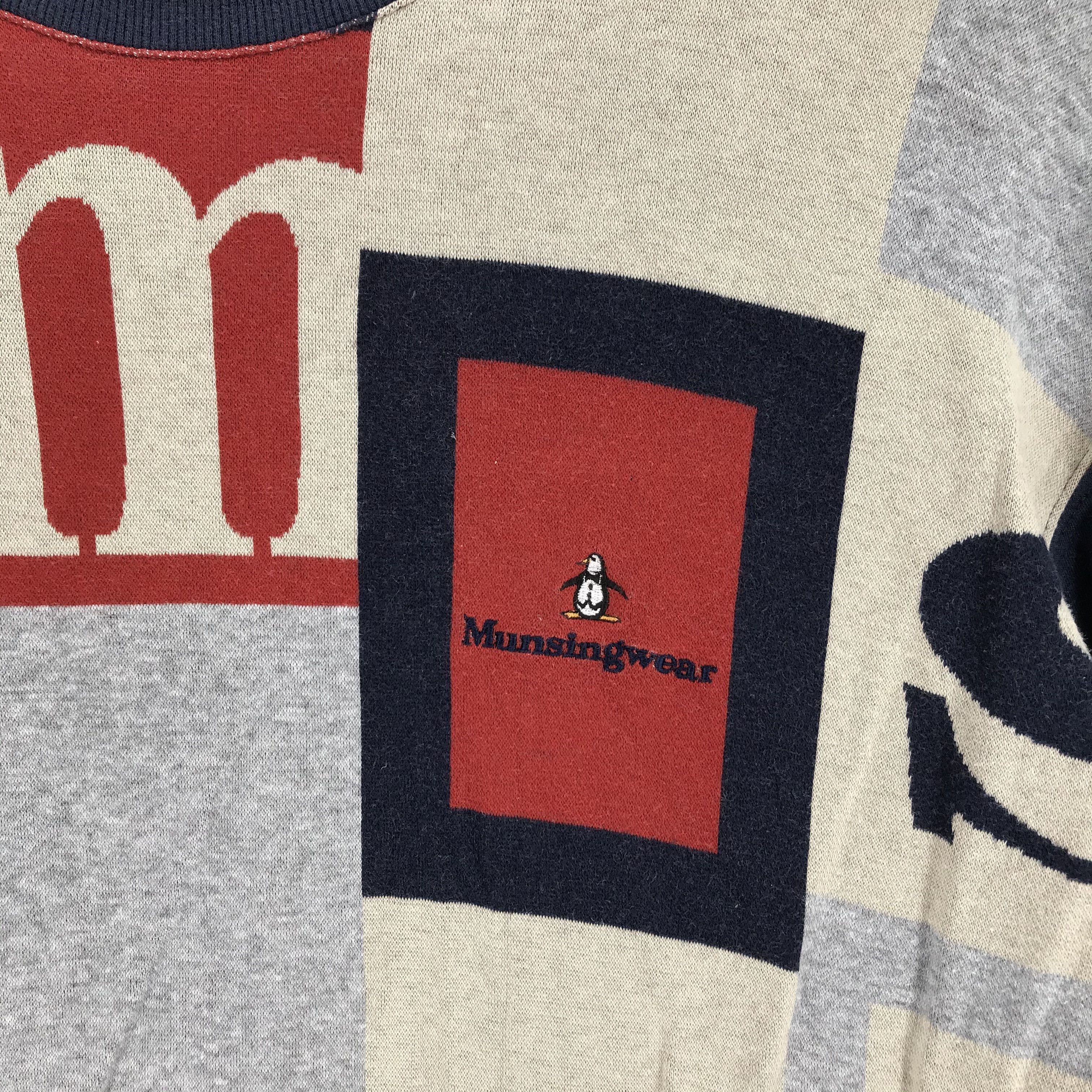 Grand Slam Munsingwear Fullprint Big Logo Sweatshirts #2532-98 Size US L / EU 52-54 / 3 - 3 Thumbnail