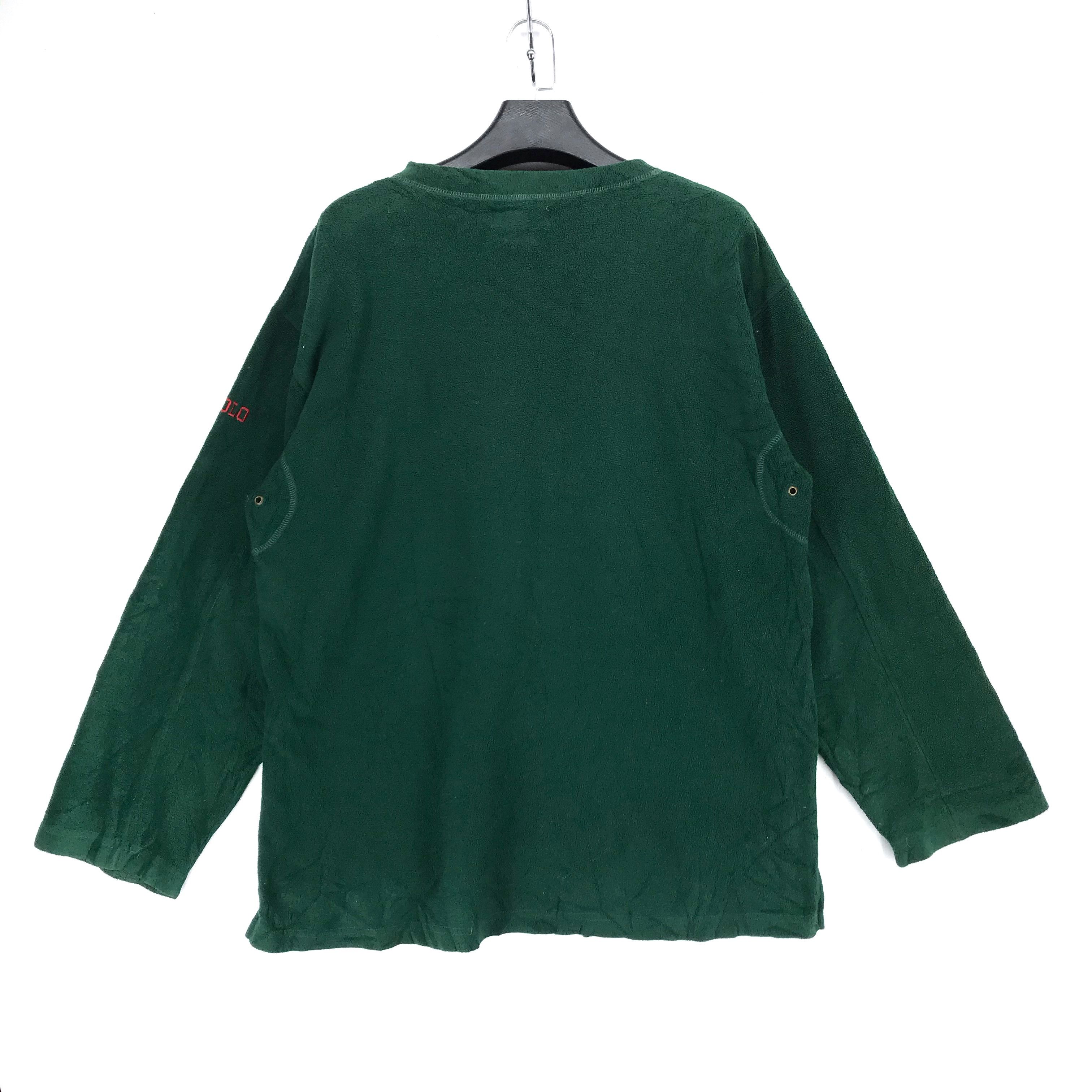 Polo Ralph Lauren Vintage Polo RL Green Fleece #2527-98 Size US XL / EU 56 / 4 - 8 Thumbnail