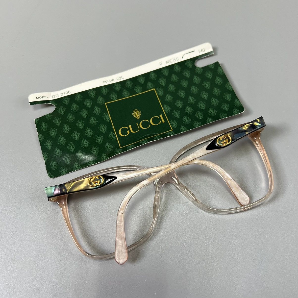 image of 70-80’S Gucci Vintage Frame in Gold, Men's