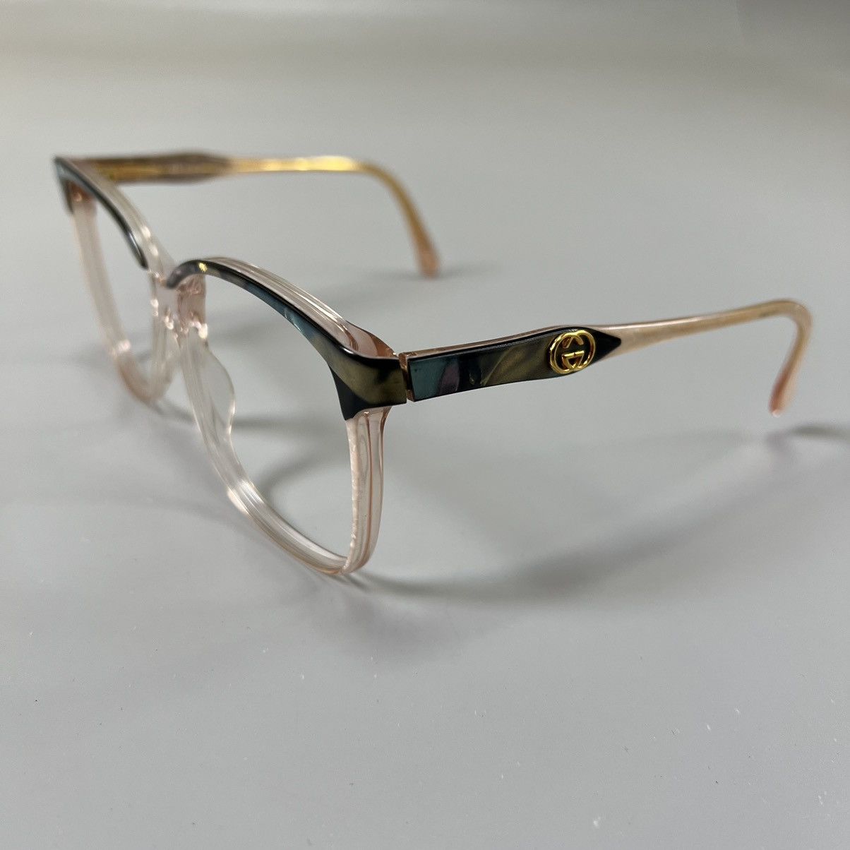 image of 70-80’S Gucci Vintage Frame in Gold, Men's