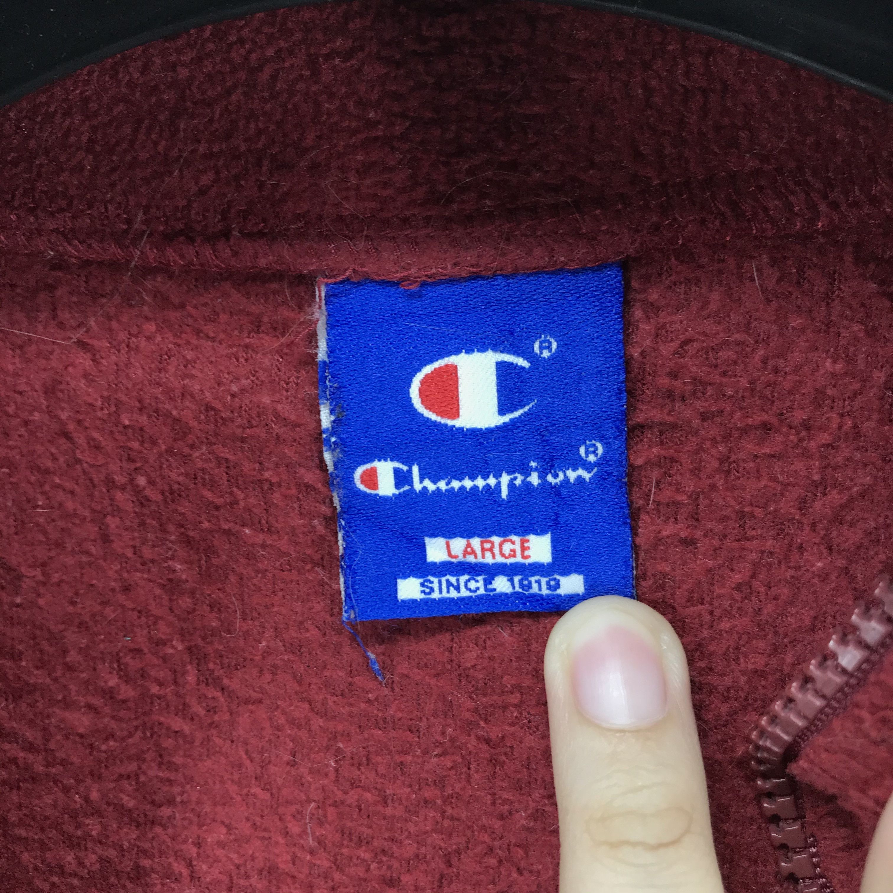Champion Champion Embroidery Back Big Logo Fleece Jacket #2531-98 Size US L / EU 52-54 / 3 - 6 Thumbnail