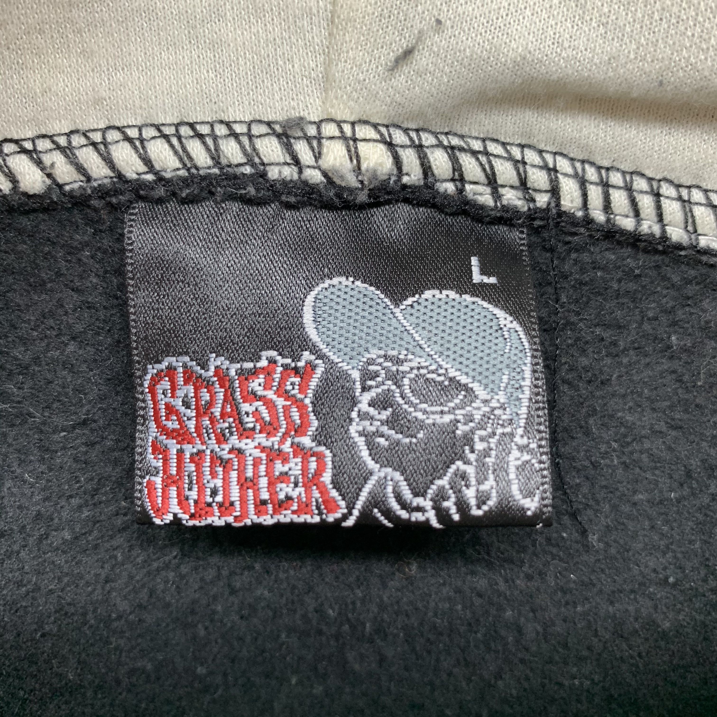 Japanese Brand Grass Hither Overprint Hoodies #3155-98 Size US L / EU 52-54 / 3 - 4 Thumbnail
