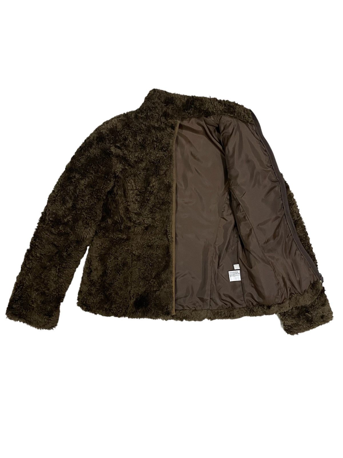Japanese Brand Streetwear Grizzly Brown Faux Fur Jacket Size S / US 4 / IT 40 - 2 Thumbnail