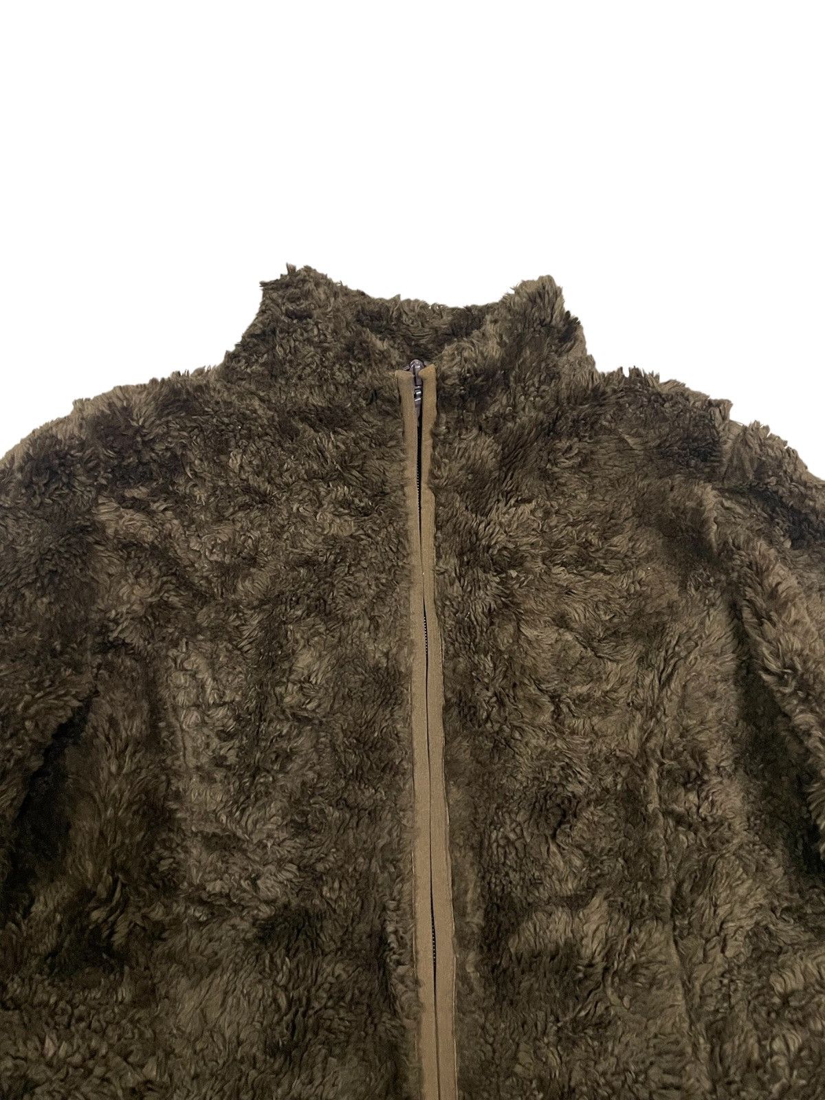 Japanese Brand Streetwear Grizzly Brown Faux Fur Jacket Size S / US 4 / IT 40 - 4 Thumbnail