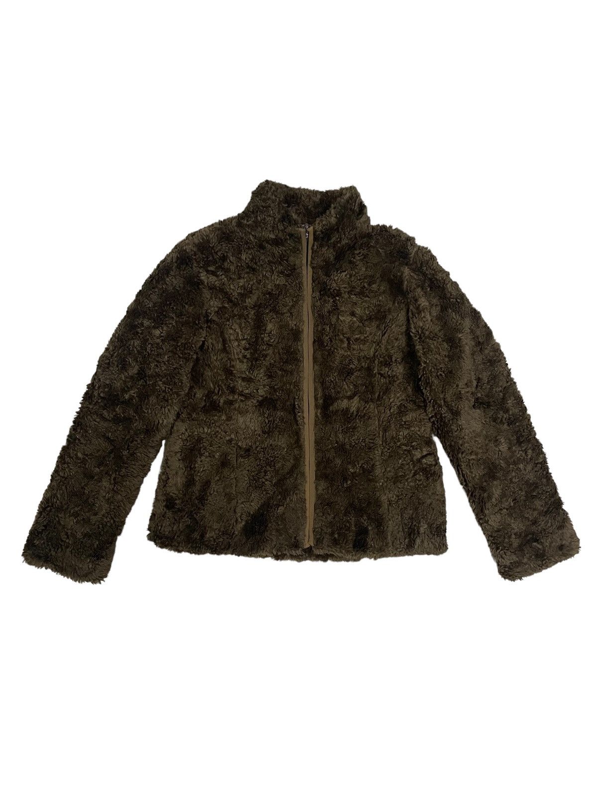 Japanese Brand Streetwear Grizzly Brown Faux Fur Jacket Size S / US 4 / IT 40 - 1 Thumbnail