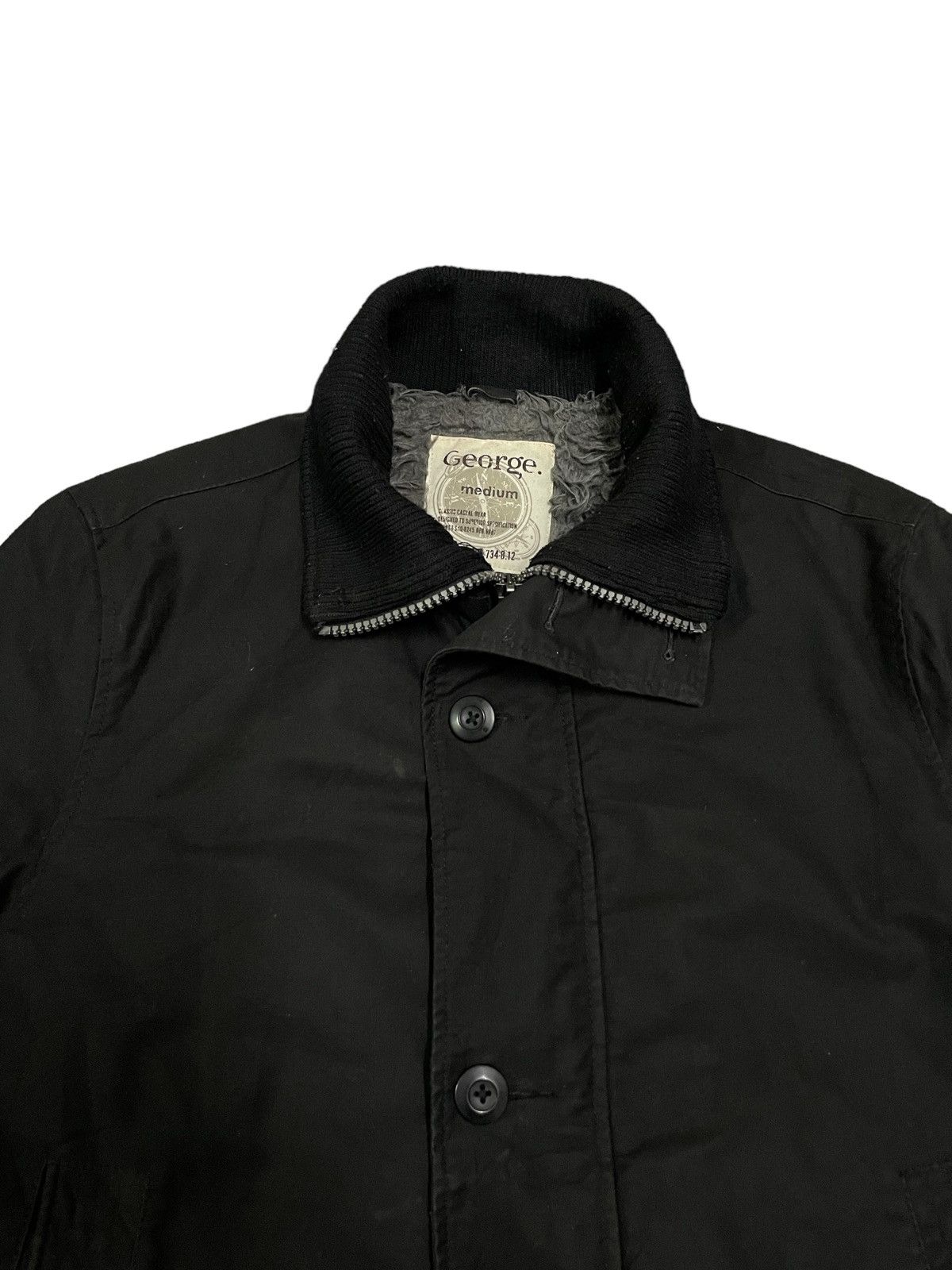 George George Duck Canvas Workwear All Black Detroit Jacket Size US M / EU 48-50 / 2 - 3 Thumbnail