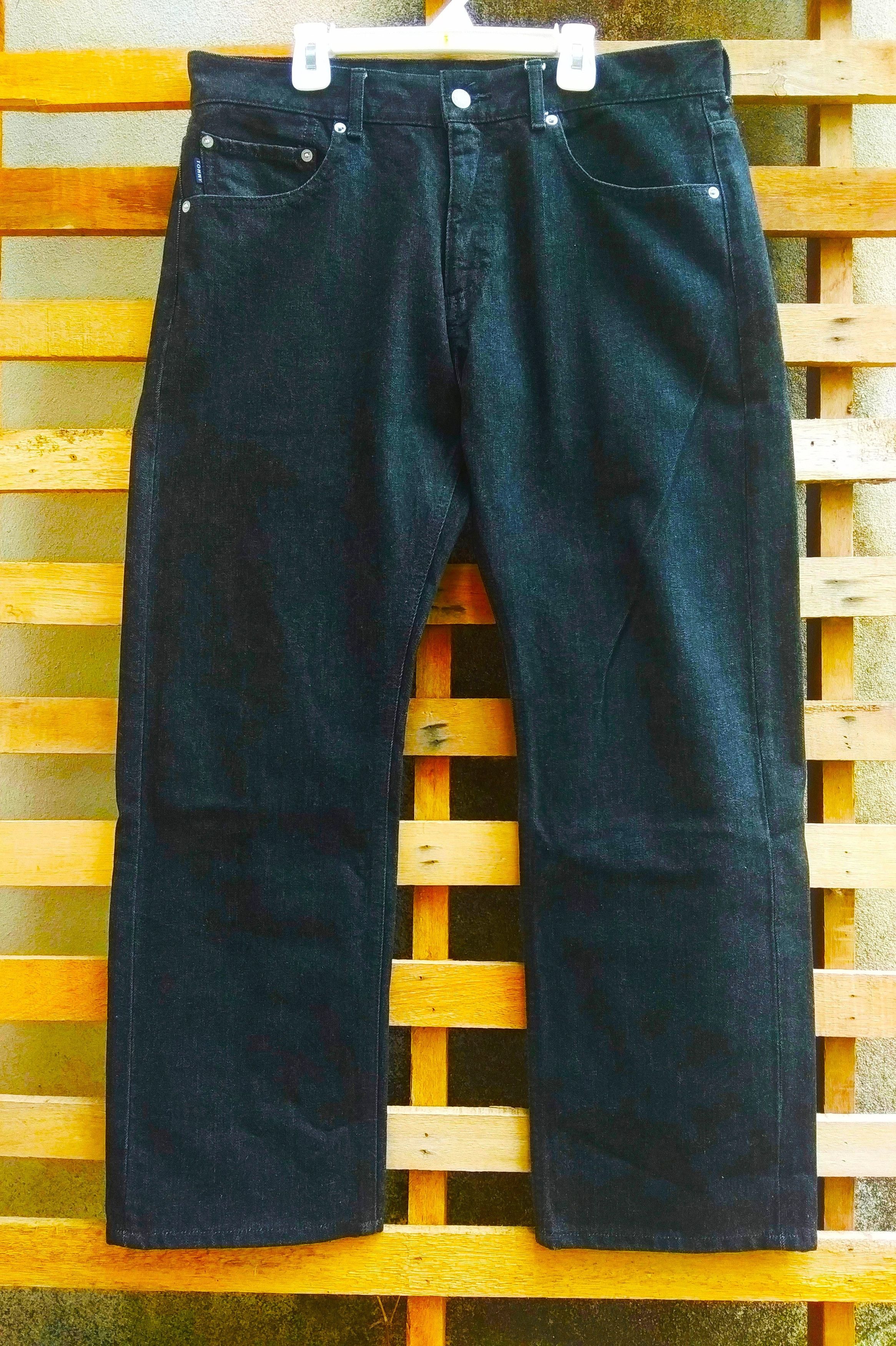 Tommy Hilfiger Vintage custom Tommy new york classic city big logo jeans Size US 37 - 2 Thumbnail
