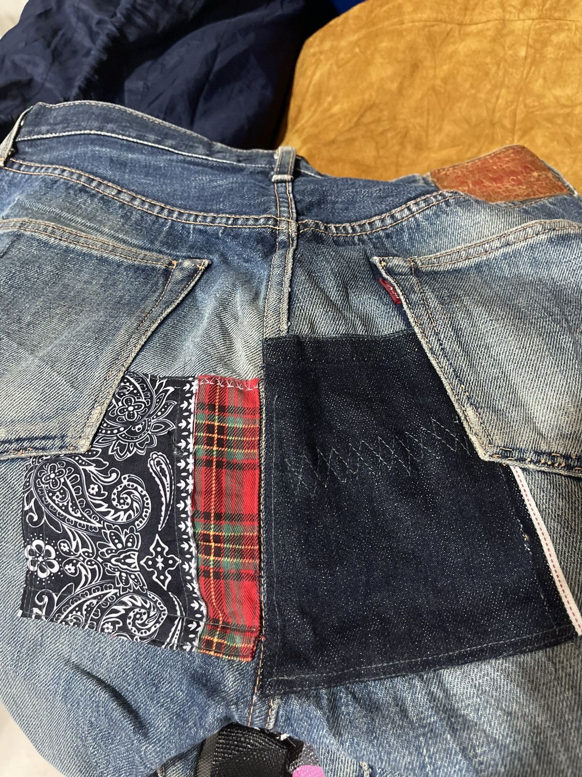 Levi's Vintage Selvedge LEVI’S BIG E 501 Jeans Distressed Size US 30 / EU 46 - 6 Thumbnail