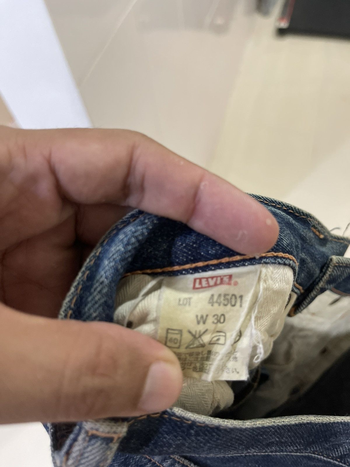 Levi's Vintage Selvedge LEVI’S BIG E 501 Jeans Distressed Size US 30 / EU 46 - 5 Thumbnail