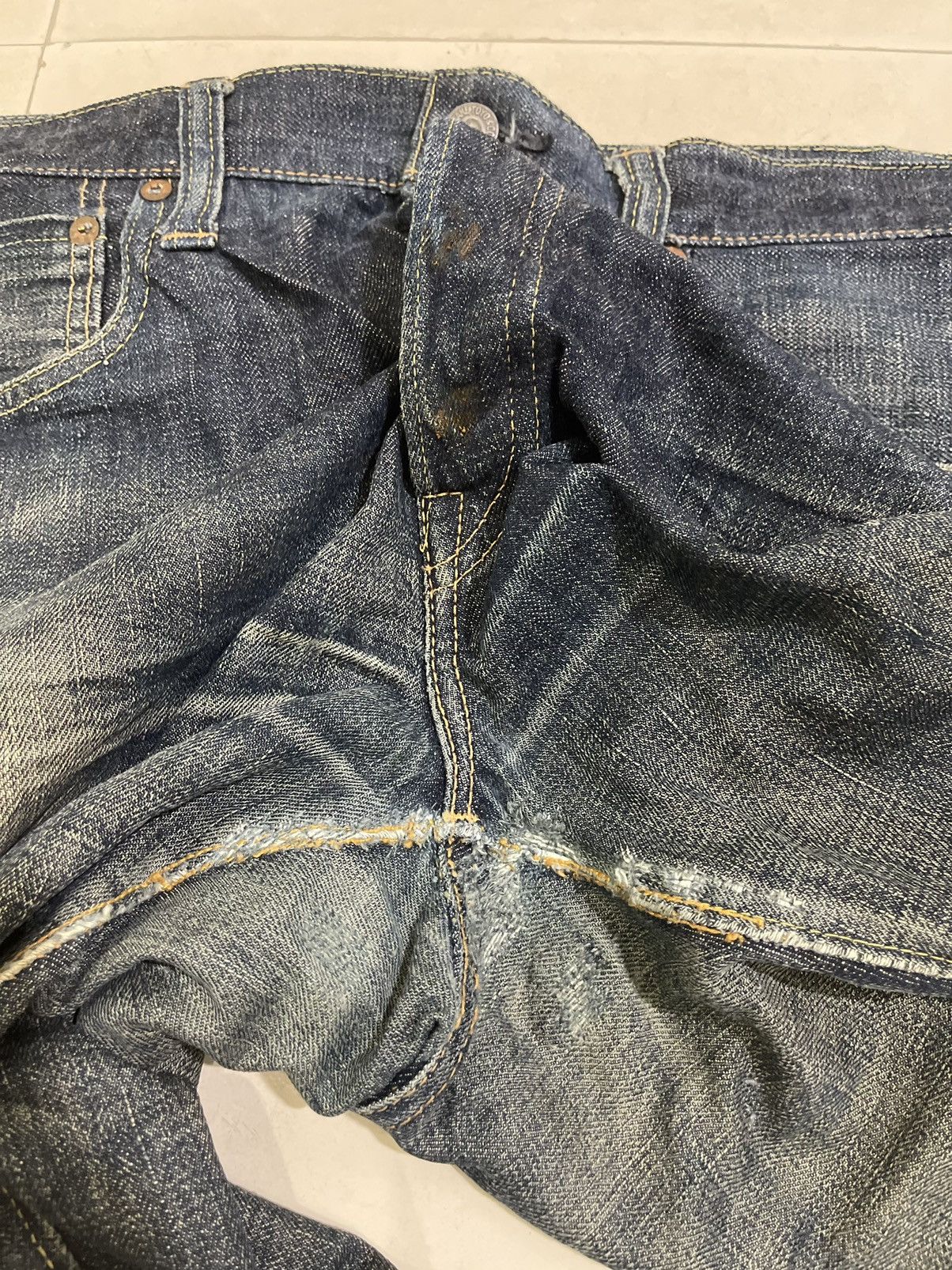 Sugar Cane × Vintage VINTAGE RUSTY FLARE DENIM SUGAR CANE SELVEDGE Size US 33 - 7 Thumbnail