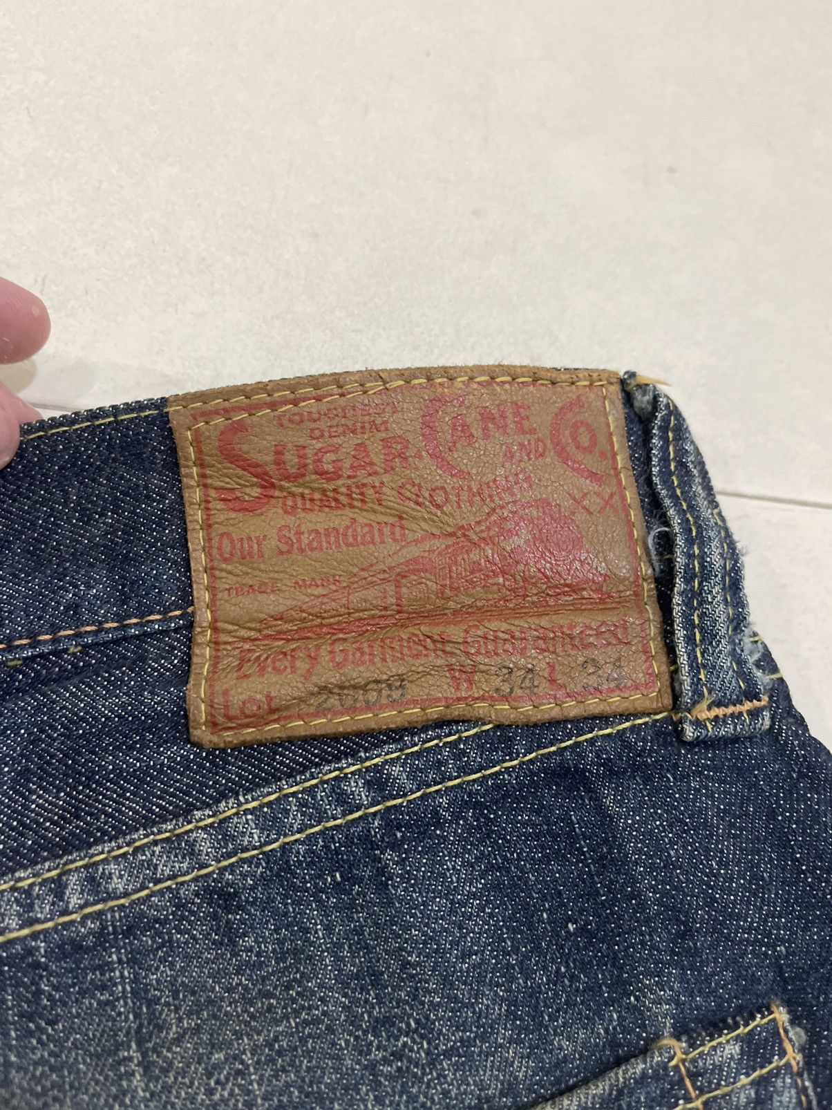 Sugar Cane × Vintage VINTAGE RUSTY FLARE DENIM SUGAR CANE SELVEDGE Size US 33 - 5 Thumbnail