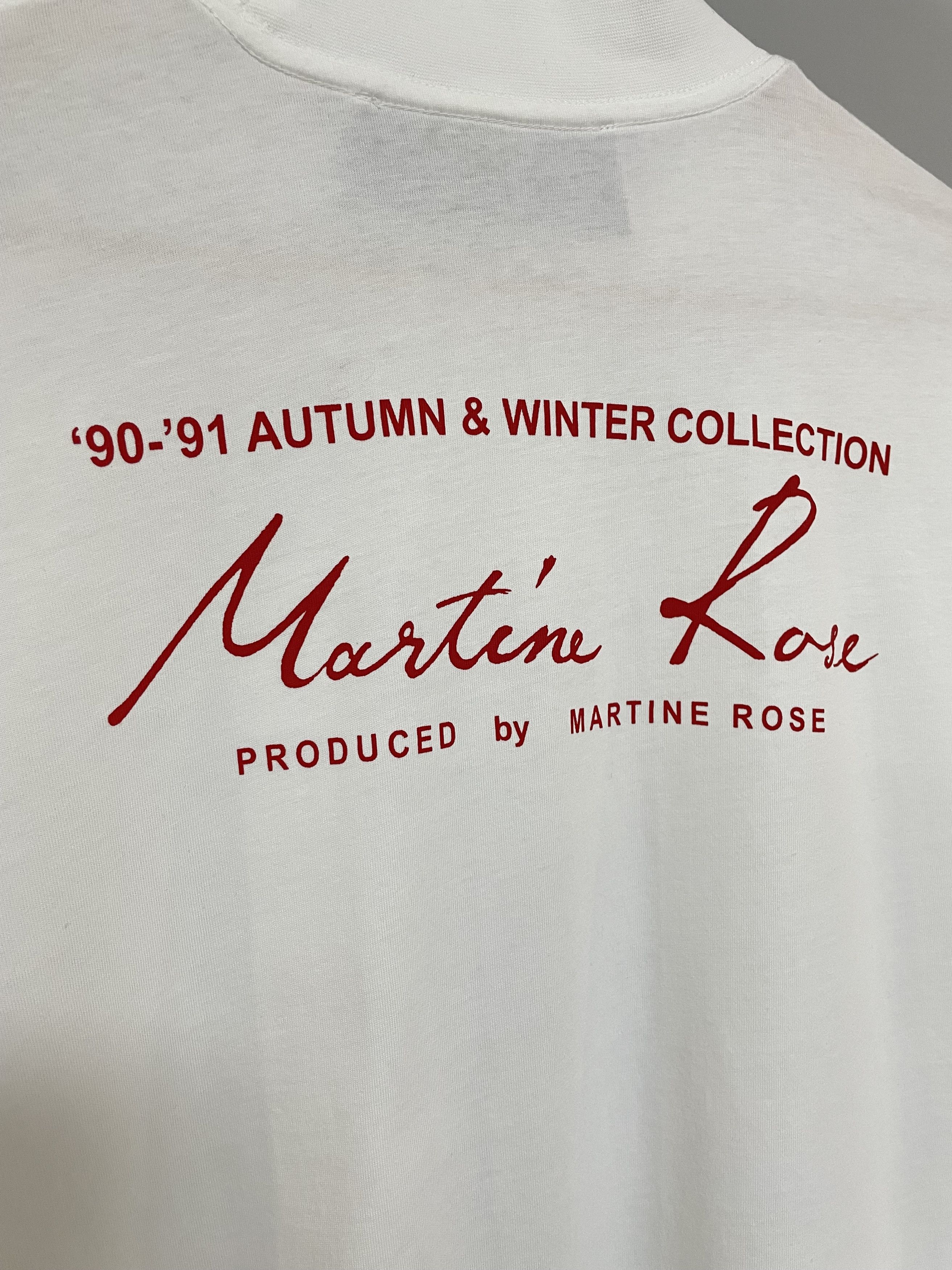 Martine Rose MARTINE ROSE Mock Neck Long Sleeve T-Shirt Tee Big Logo Size US S / EU 44-46 / 1 - 11 Thumbnail