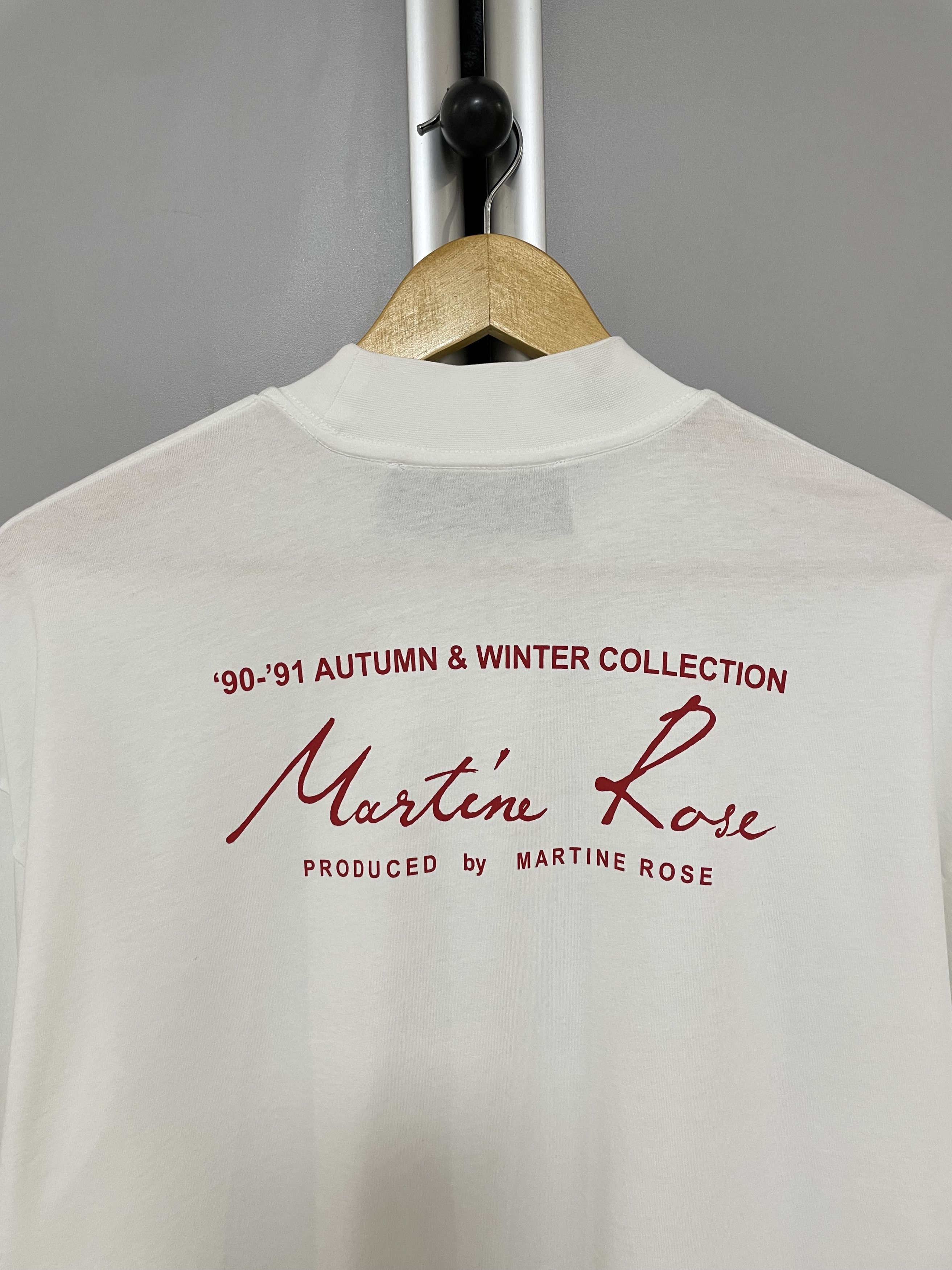 Martine Rose MARTINE ROSE Mock Neck Long Sleeve T-Shirt Tee Big Logo Size US S / EU 44-46 / 1 - 6 Thumbnail