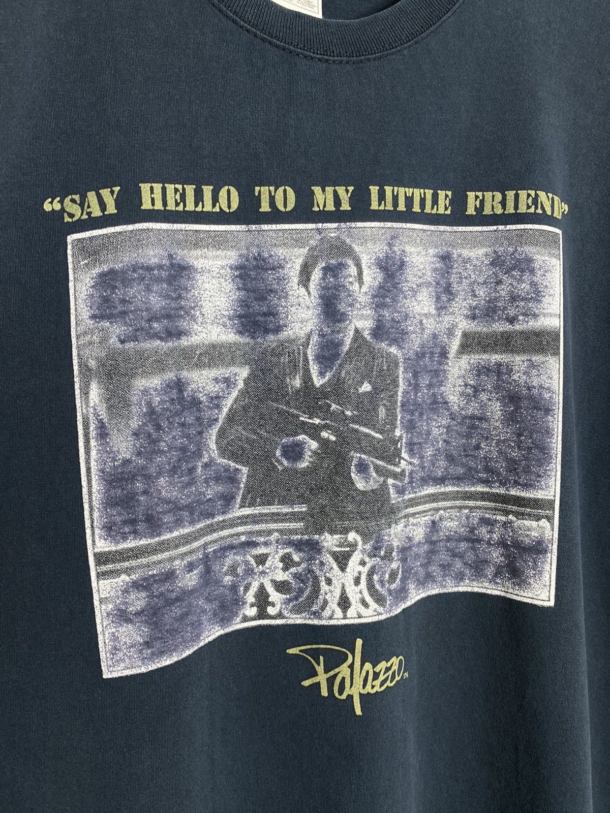 Vintage 🚨Vintage Scarface Say Hello To My Little Friend T-Shirt Size US XL / EU 56 / 4 - 4 Thumbnail