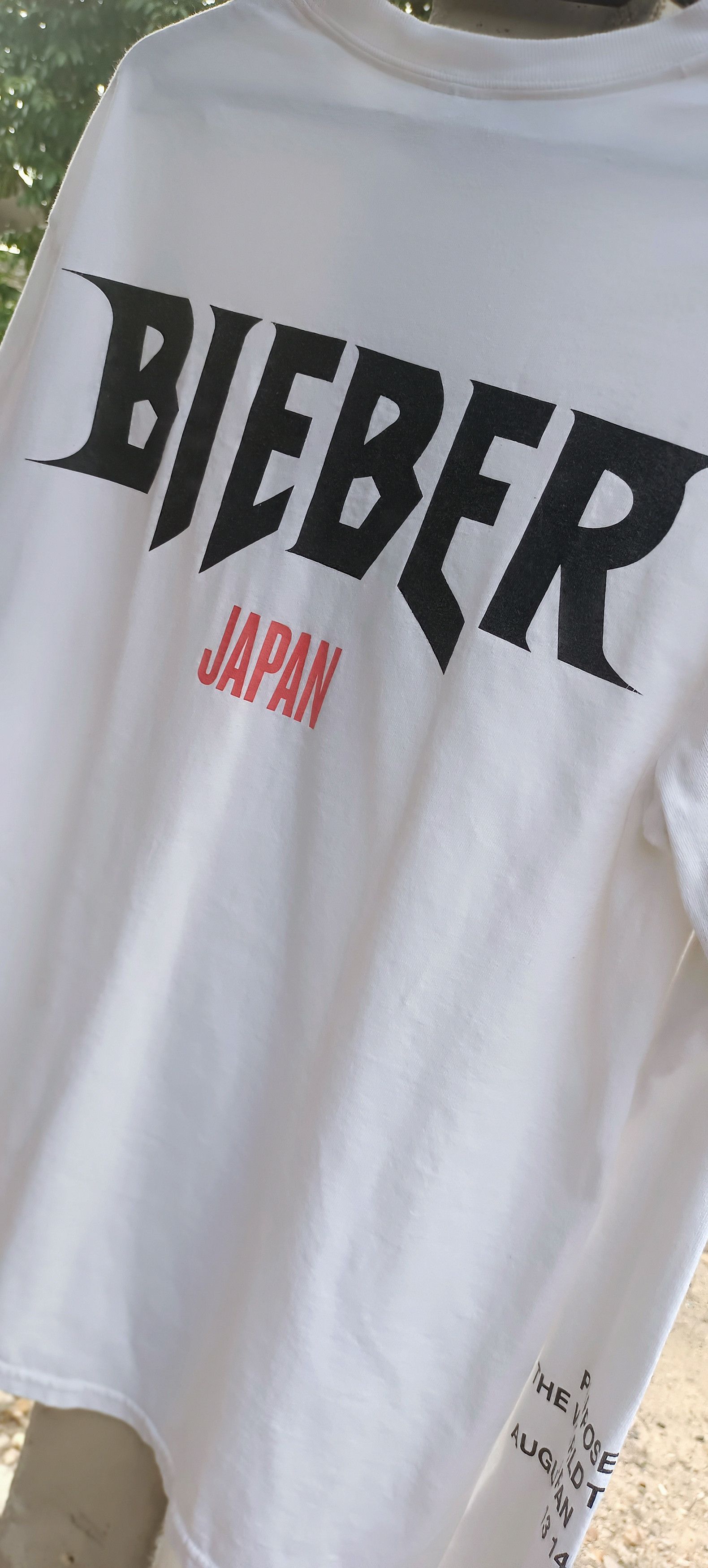 Band Tees × Justin Bieber RARE🔥🔥JUSTIN BIEBER TOUR JAPAN FOR STAFF ONLY Size US M / EU 48-50 / 2 - 2 Thumbnail