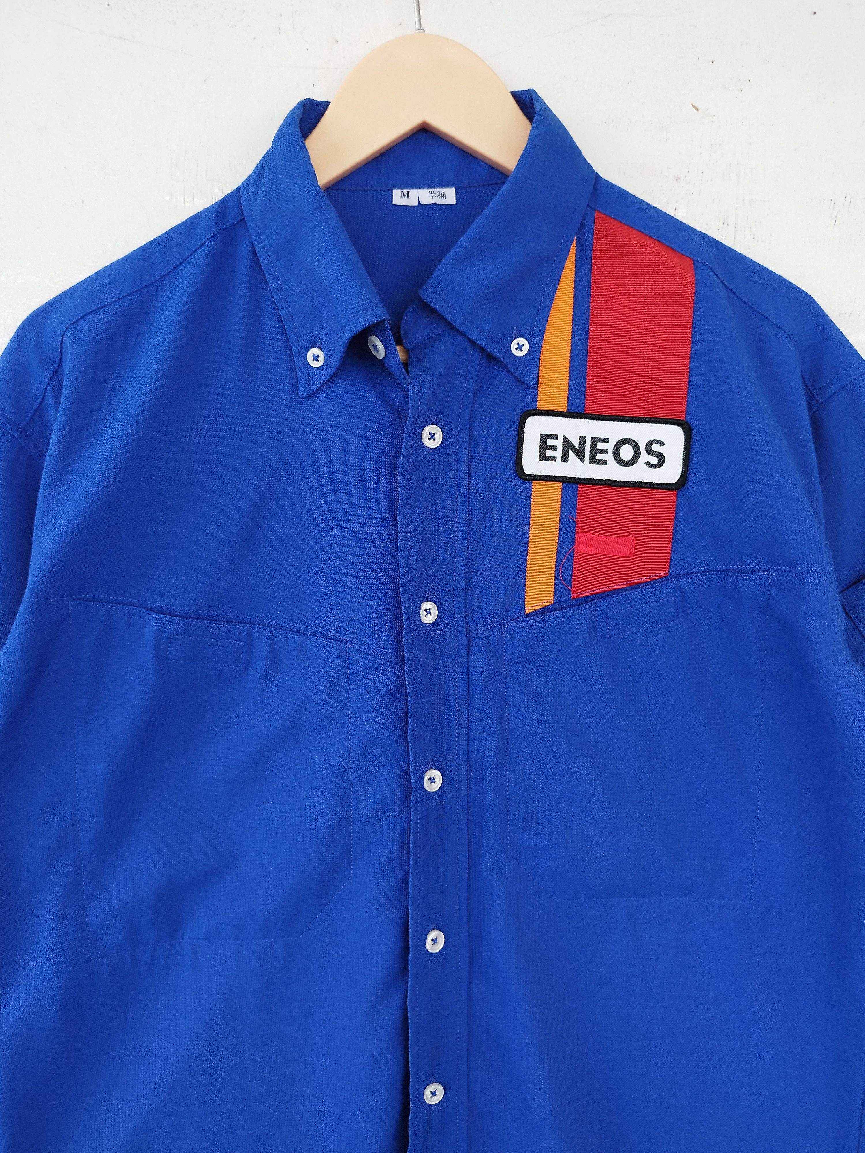 Japanese Brand 🔥 Japanese Brand Eneos shirt work wear Size US M / EU 48-50 / 2 - 2 Thumbnail