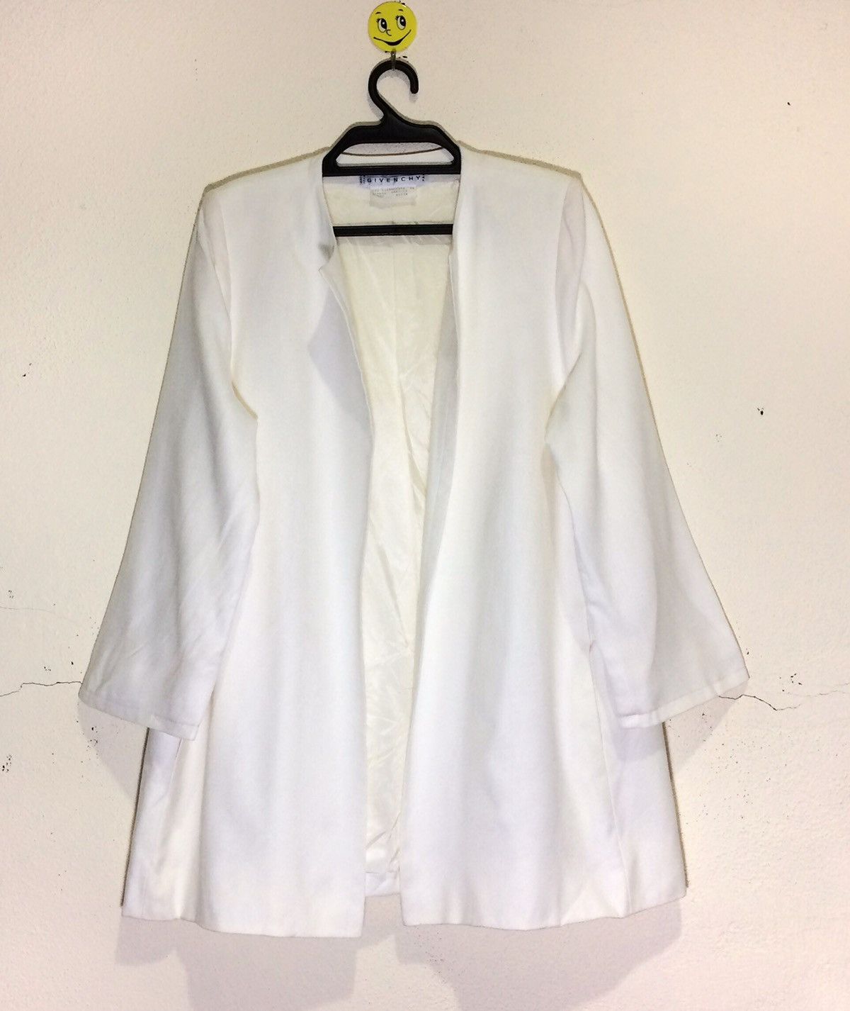 Givenchy Vintage Givenchy Couture Tissue White Clean Jacket France Size US L / EU 52-54 / 3 - 1 Thumbnail