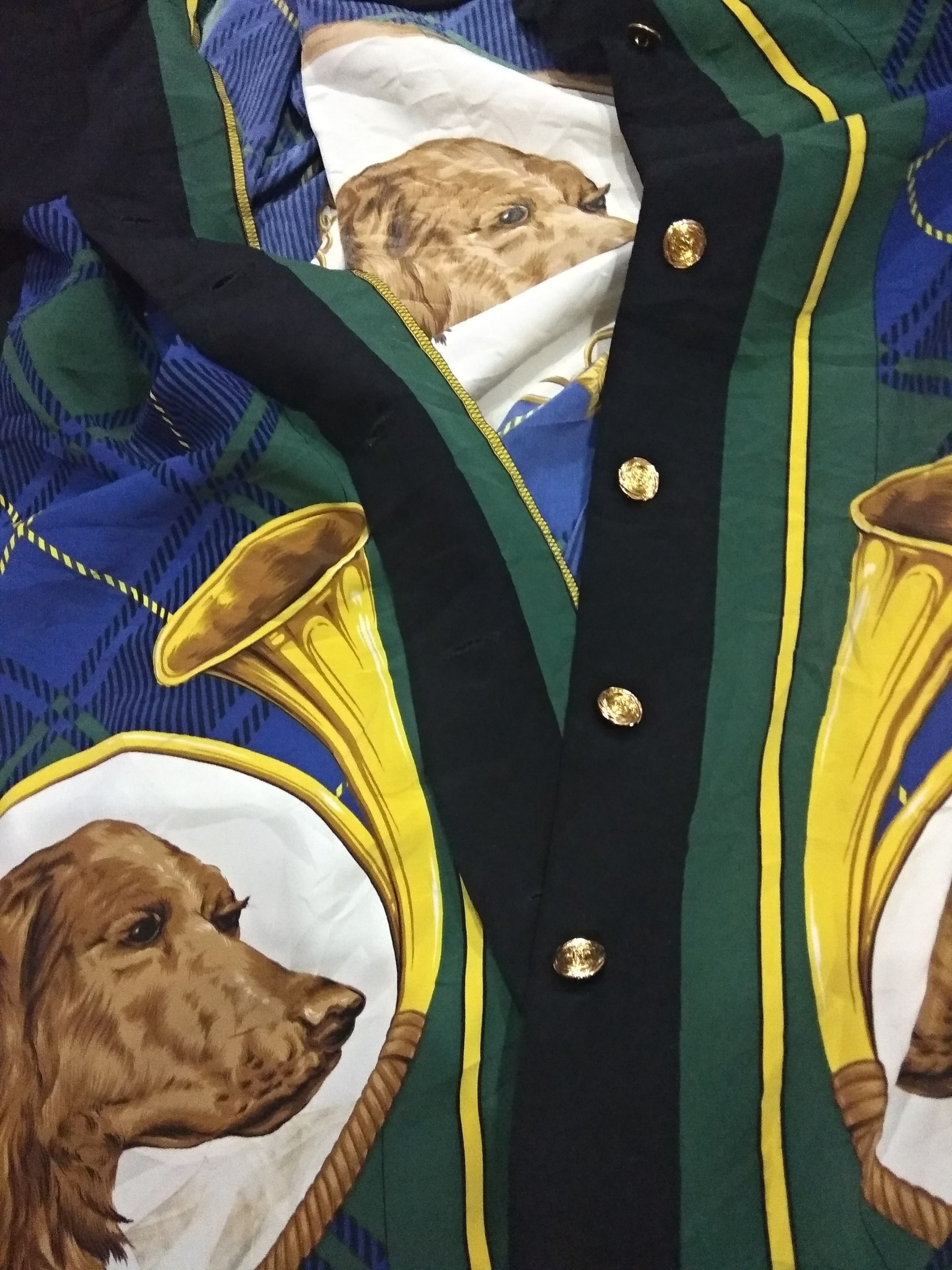 Vintage Vintage rare dog shirt full print multicolour Size M / US 6-8 / IT 42-44 - 10 Thumbnail