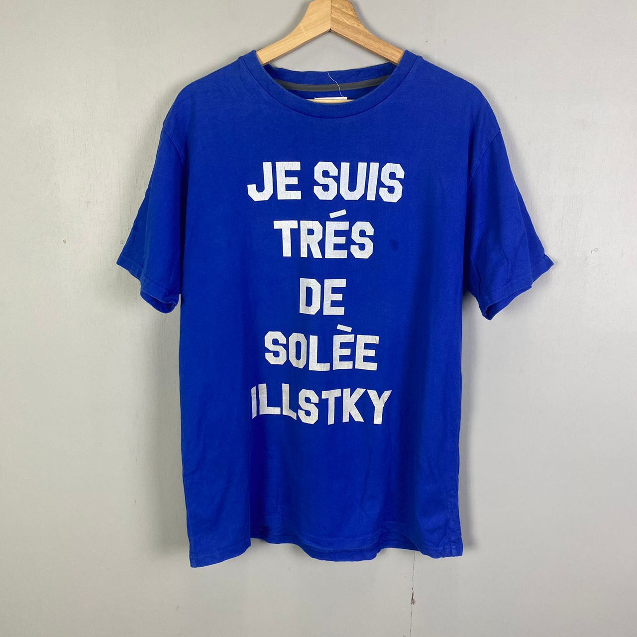 T-shirt équitation Homme XL - Fruit Of The Loom - Dressage Très Qualifié - Bleu