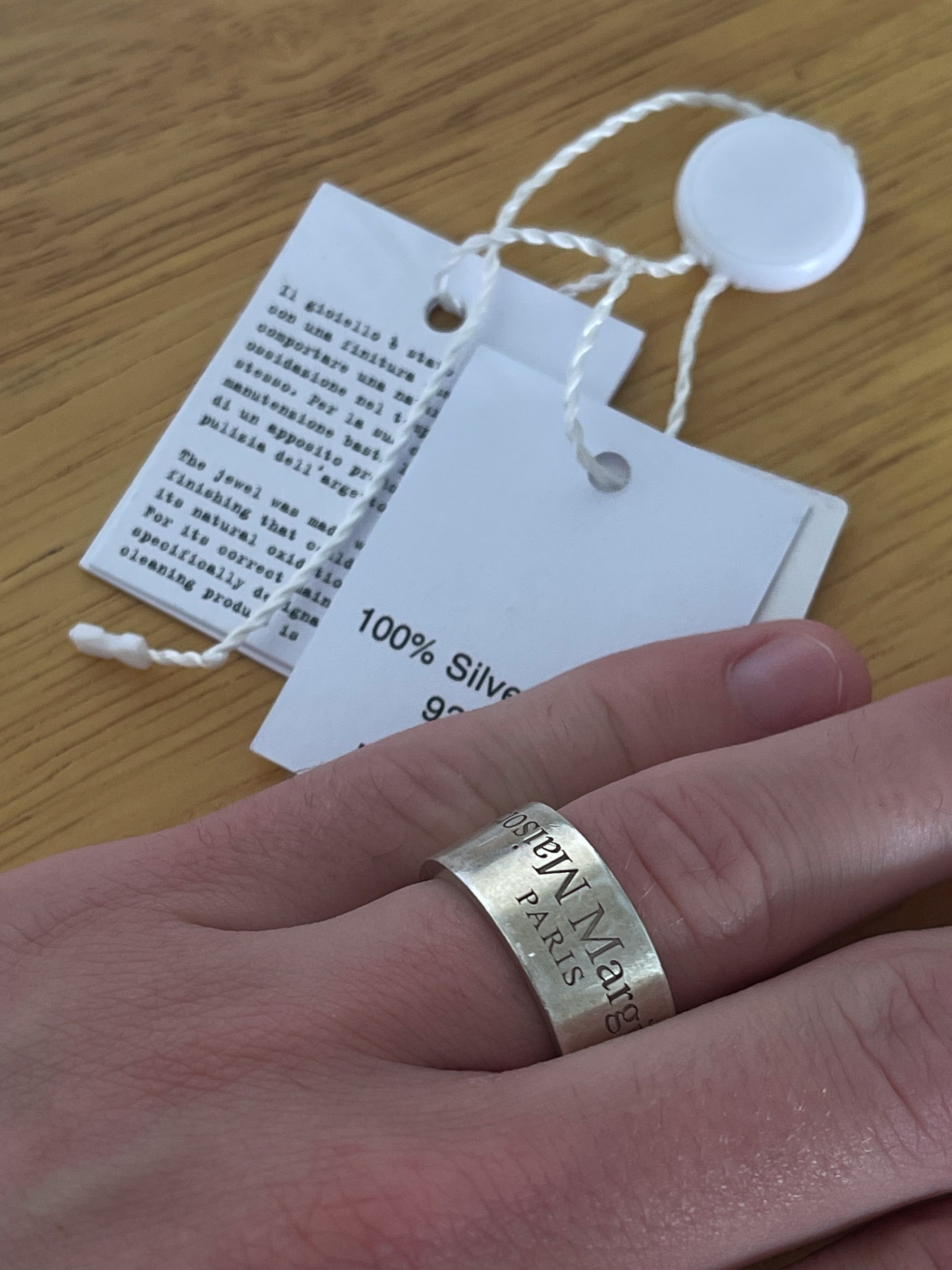 Maison Margiela Upside Down Wide Ring | Grailed