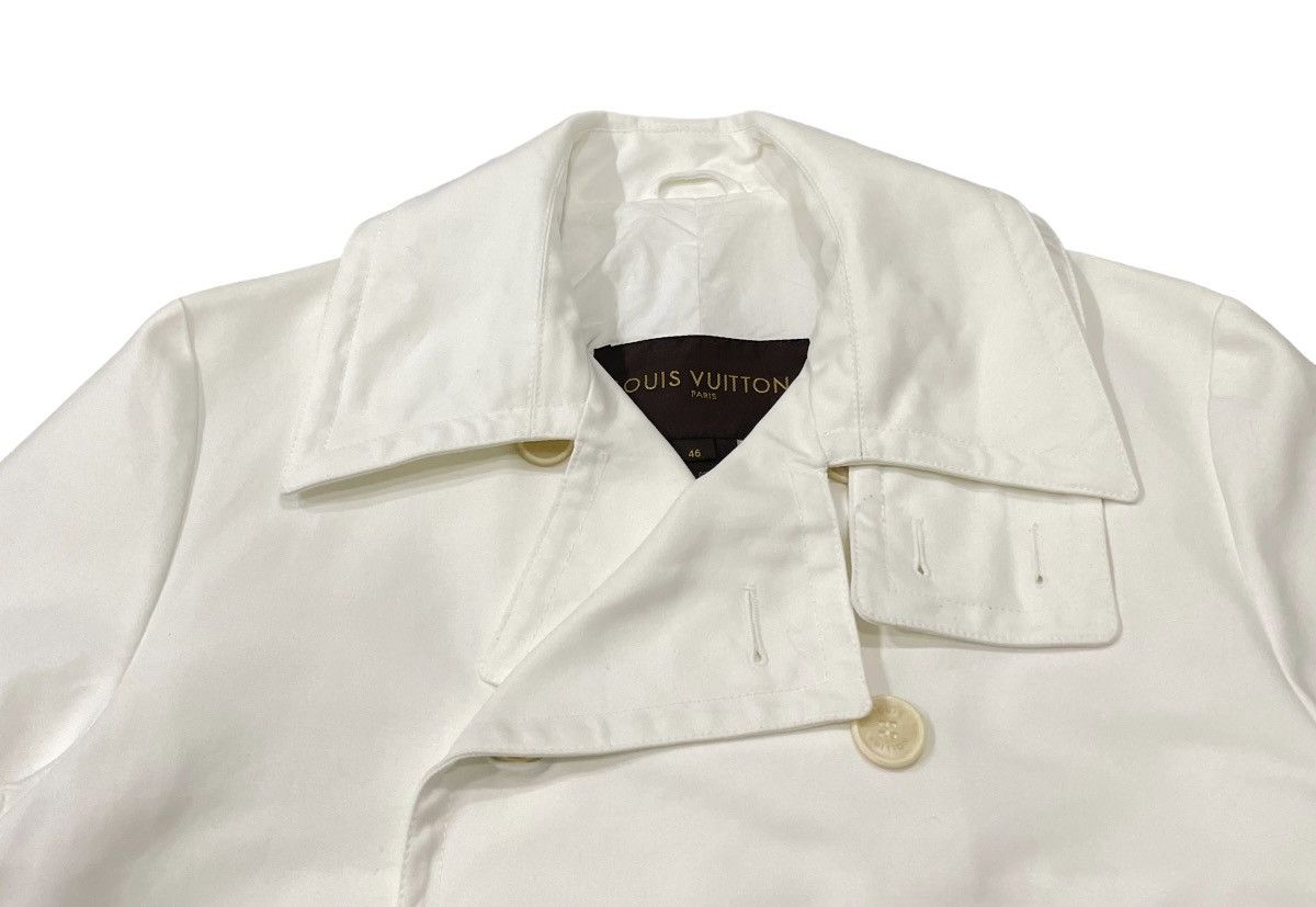 Louis Vuitton Louis Vuitton Paris Double Breast White Cotton Jacket Size US S / EU 44-46 / 1 - 8 Thumbnail