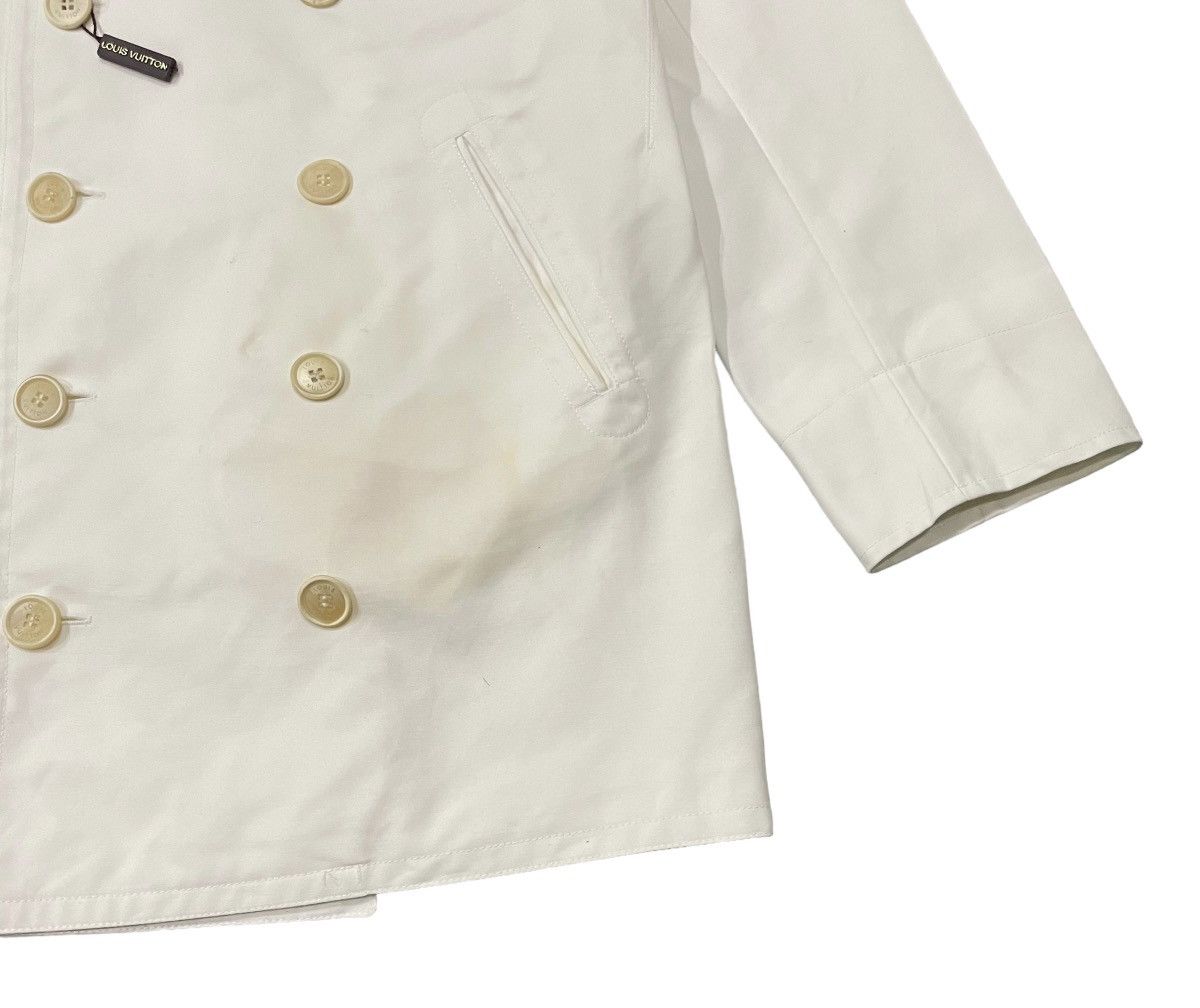 Louis Vuitton Louis Vuitton Paris Double Breast White Cotton Jacket Size US S / EU 44-46 / 1 - 3 Thumbnail