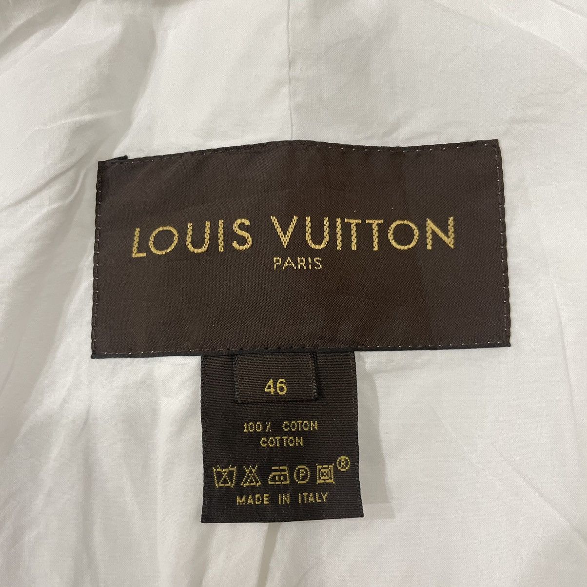 Louis Vuitton Louis Vuitton Paris Double Breast White Cotton Jacket Size US S / EU 44-46 / 1 - 20 Thumbnail