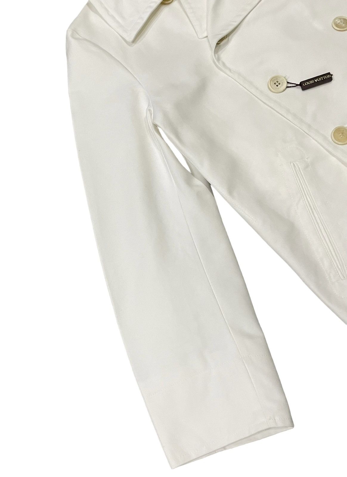 Louis Vuitton Louis Vuitton Paris Double Breast White Cotton Jacket Size US S / EU 44-46 / 1 - 6 Thumbnail