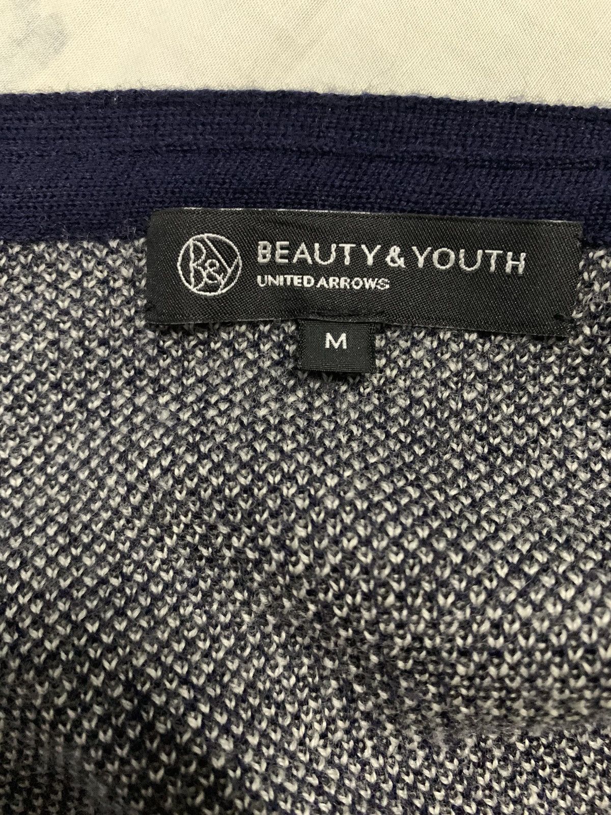 United Arrows Japanese Brand Knitted Wool Native Cardigan Style Sweater Size L / US 10 / IT 46 - 13 Thumbnail