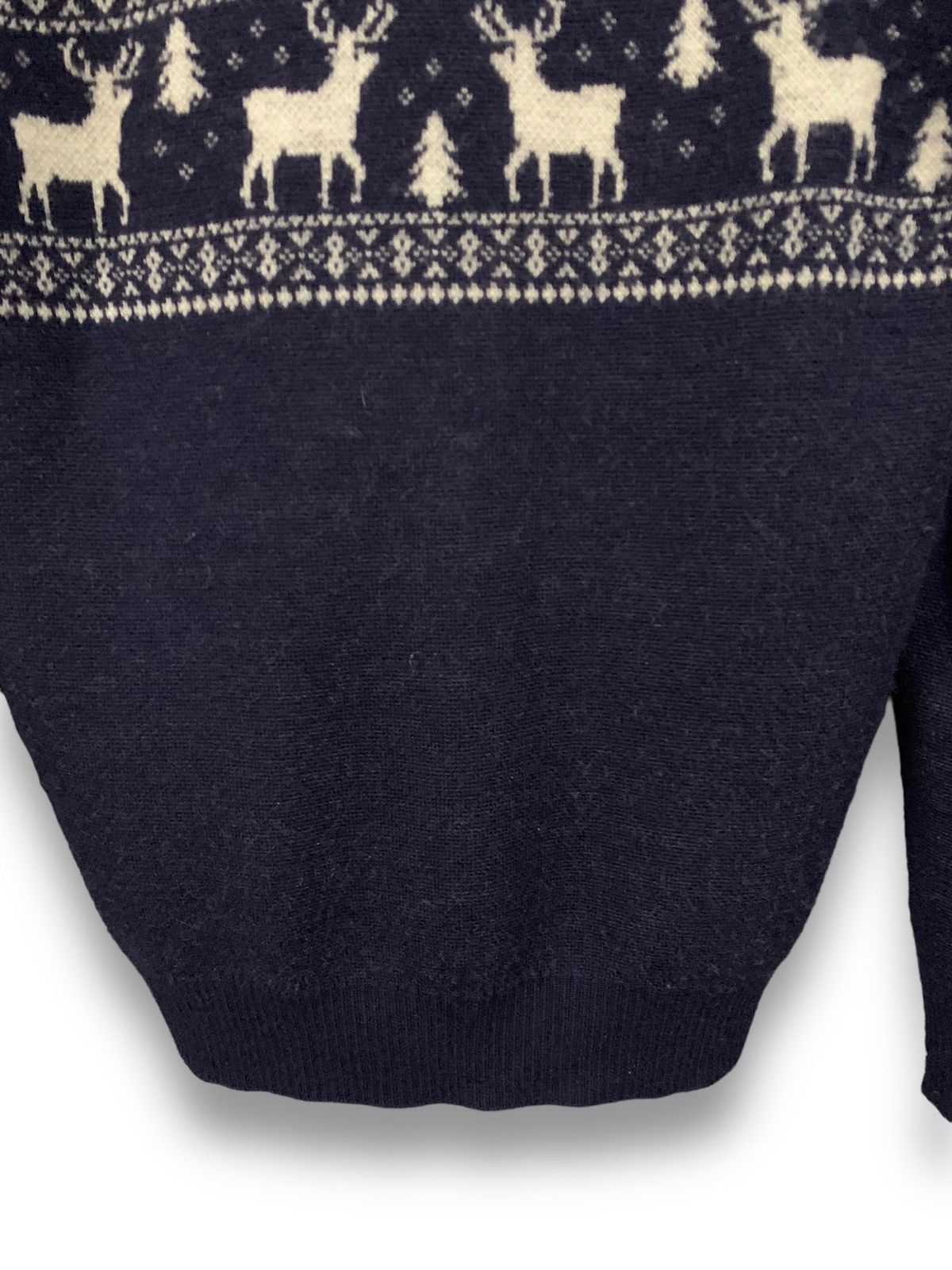 United Arrows Japanese Brand Knitted Wool Native Cardigan Style Sweater Size L / US 10 / IT 46 - 11 Thumbnail