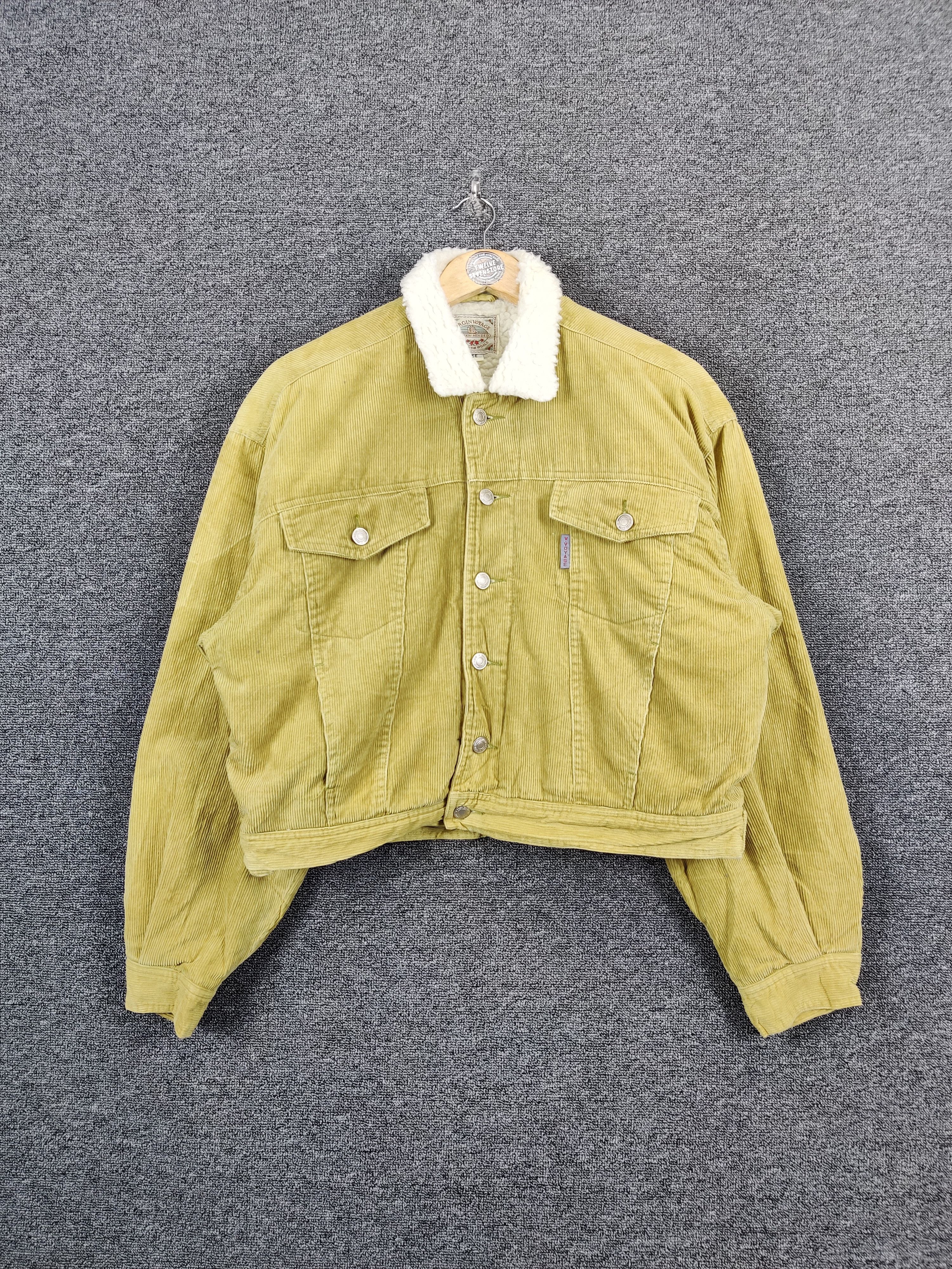 Virgin Voyage Corduroy Sherpa Trucker Jacket