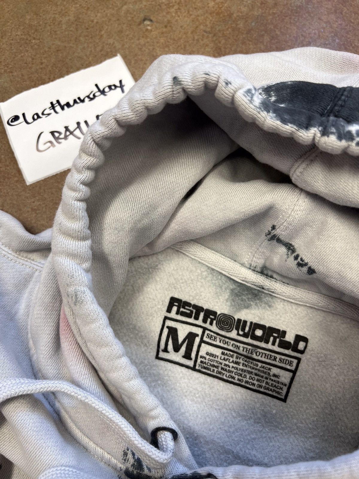 Travis Scott Travis Scott Astroworld 2021 See You Tie-Dye Hoodie Medium Size US M / EU 48-50 / 2 - 6 Thumbnail