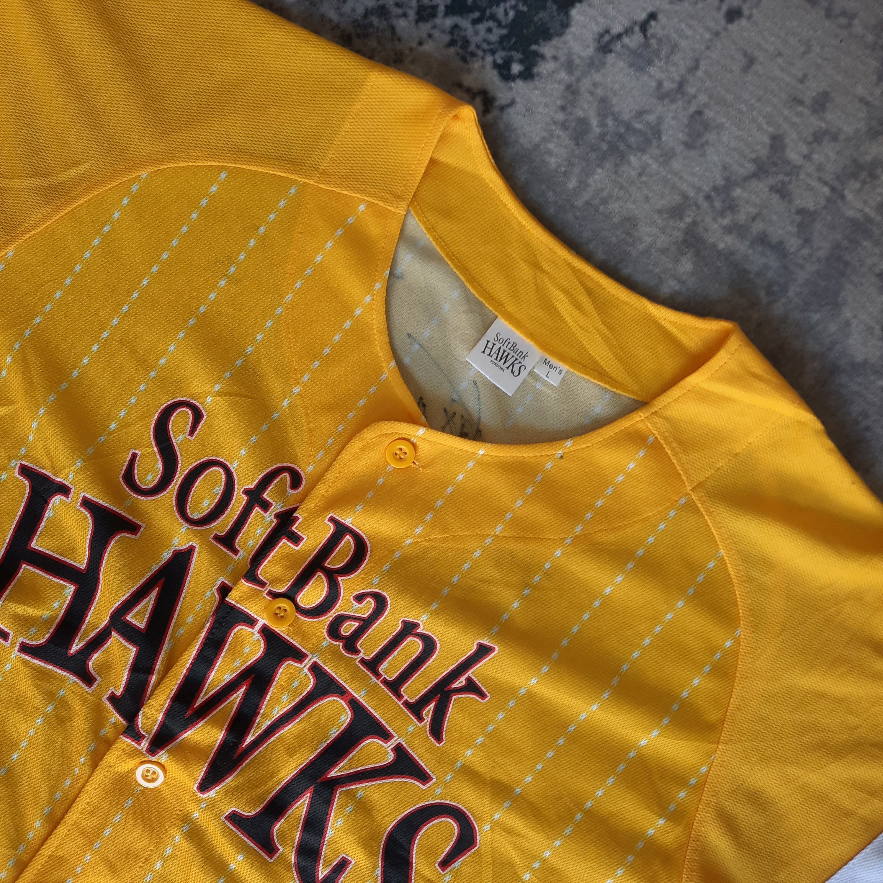 Japanese Brand 🔥NPB fukuoka softbank hawks 'signature' baseball jersey Size US M / EU 48-50 / 2 - 3 Thumbnail