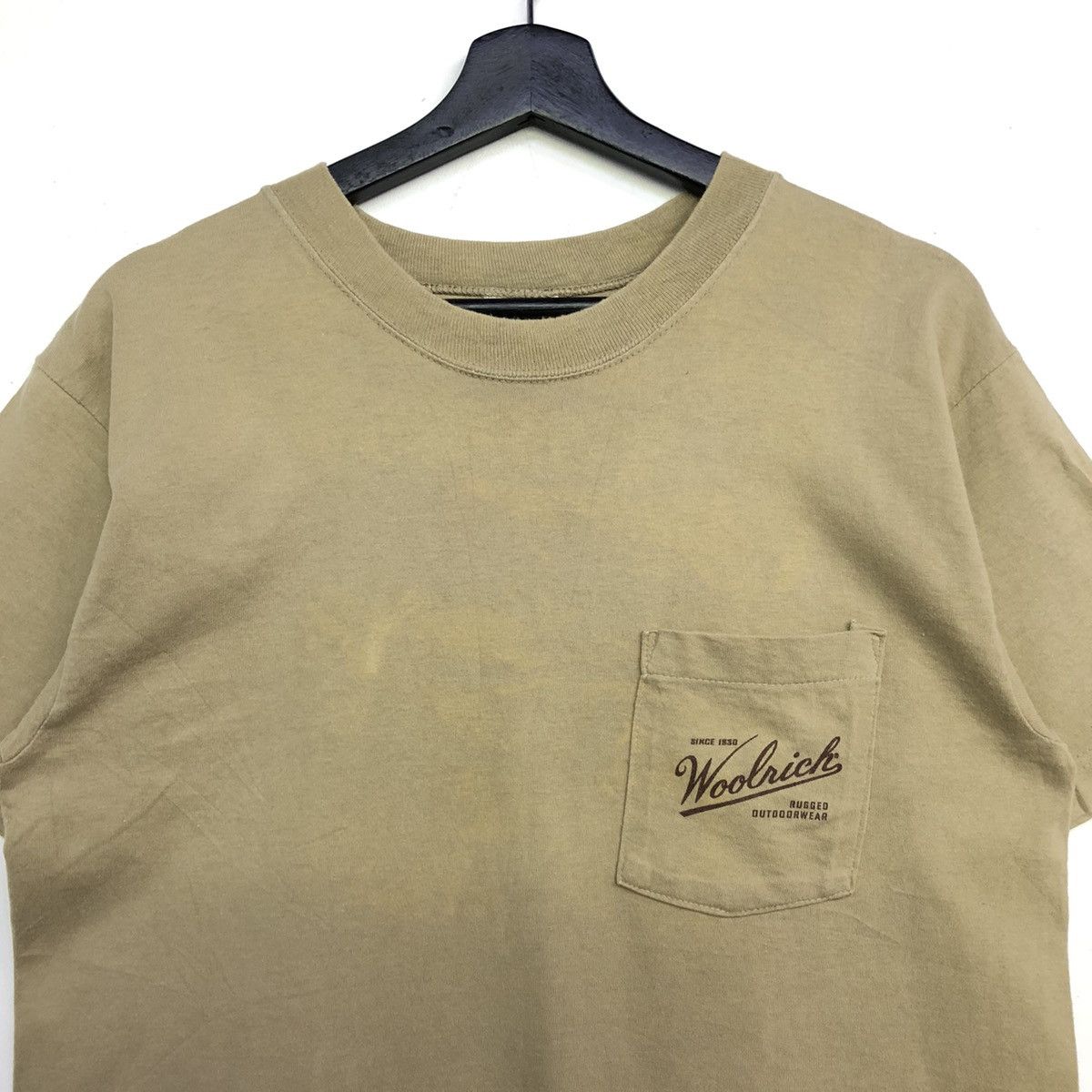 Vintage × Woolrich Woolen Mills Vintage Woolrich Pocket Backprint Tshirt Size US M / EU 48-50 / 2 - 3 Thumbnail