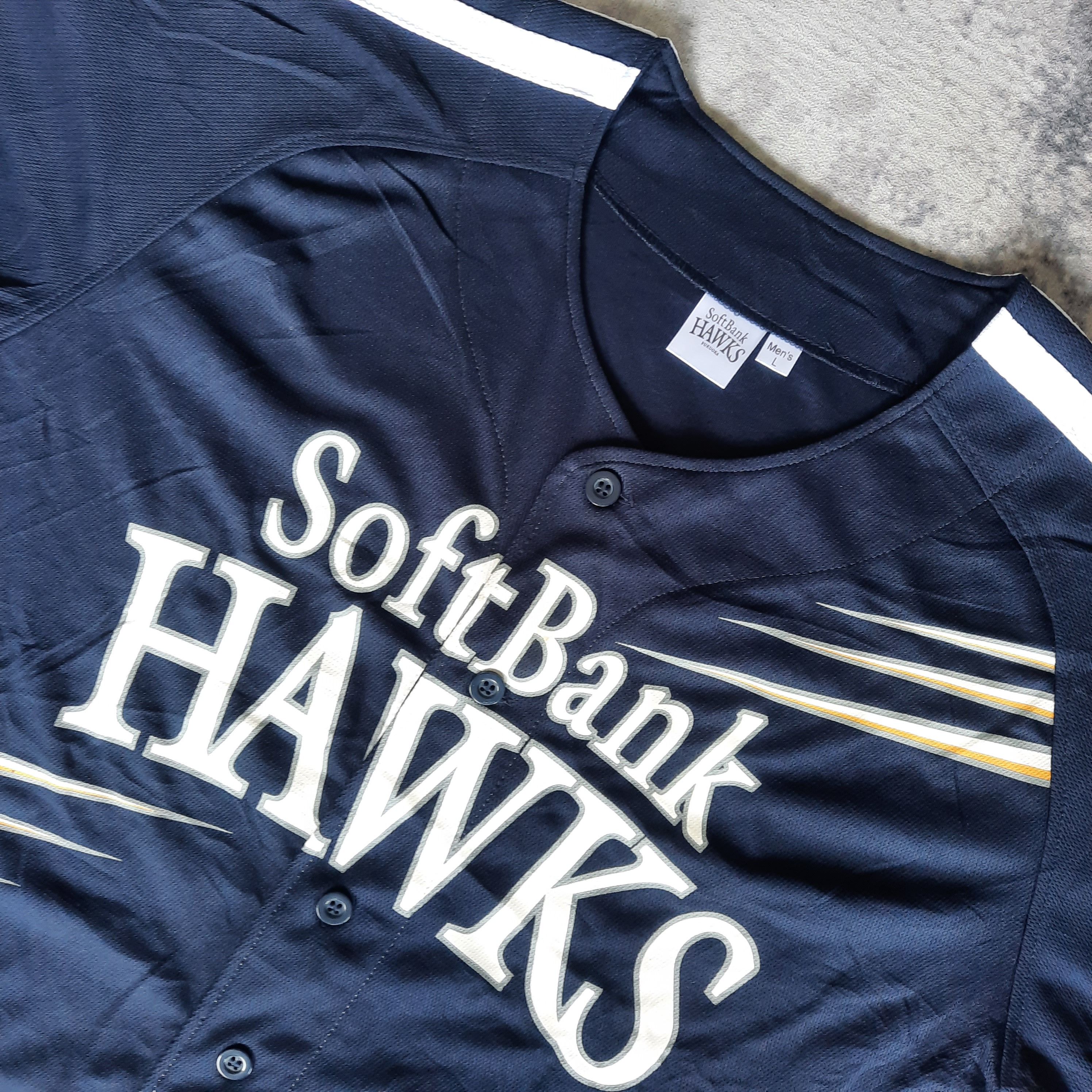 Japanese Brand 🔥NPB fukuoka softbank hawks baseball jersey Size US M / EU 48-50 / 2 - 2 Thumbnail
