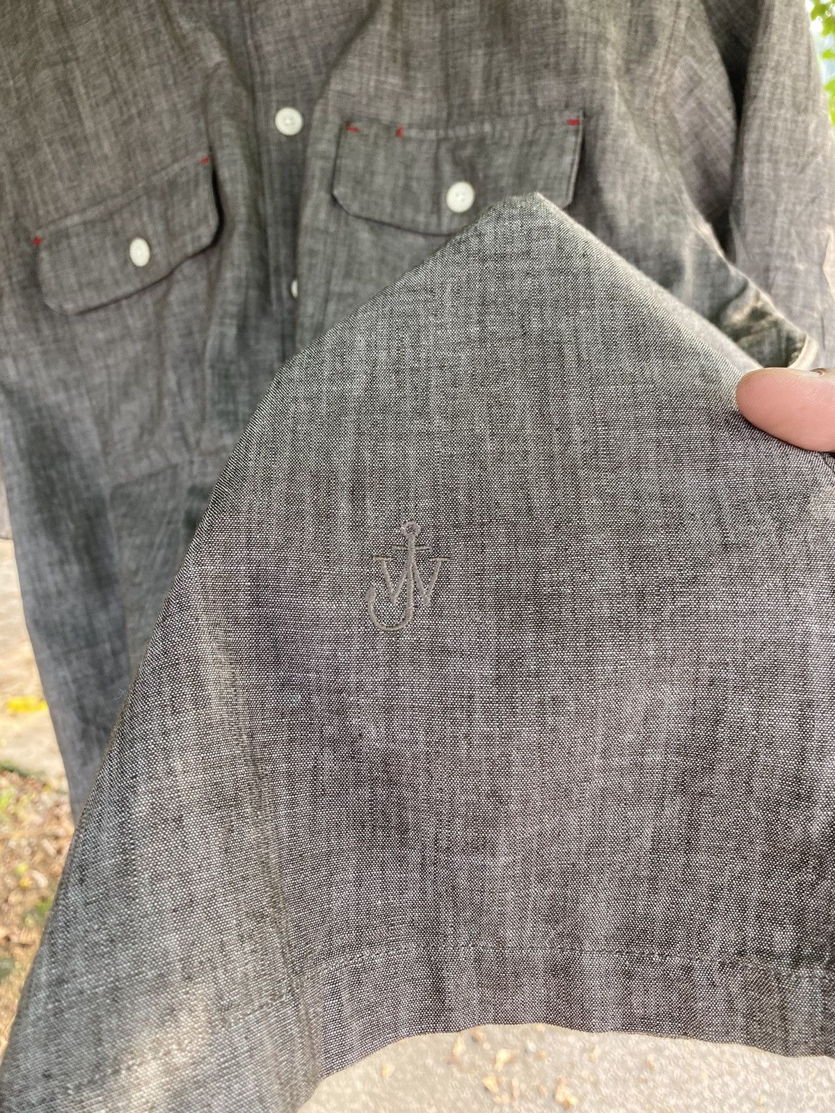 JW Anderson × Japanese Brand × Uniqlo ❌RARE❌ J W Andersson × Uniqlo Shirt Short Sleeve Chambray Size US M / EU 48-50 / 2 - 5 Thumbnail