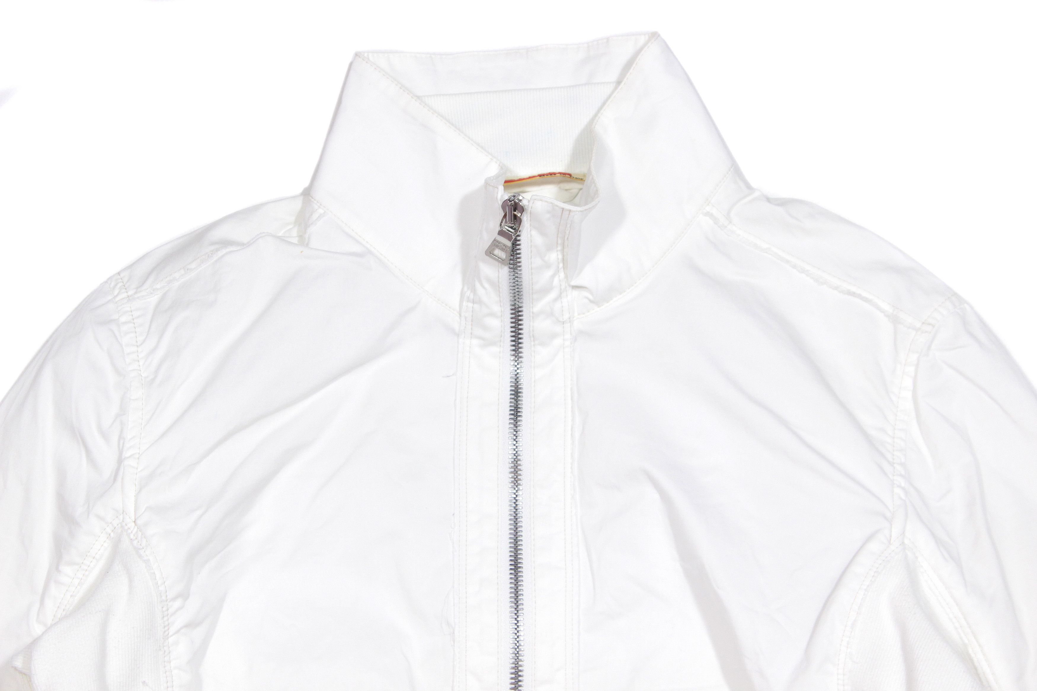 Prada S/S2003 Biker Cotton Jacket Vintage Size L / US 10 / IT 46 - 4 Thumbnail