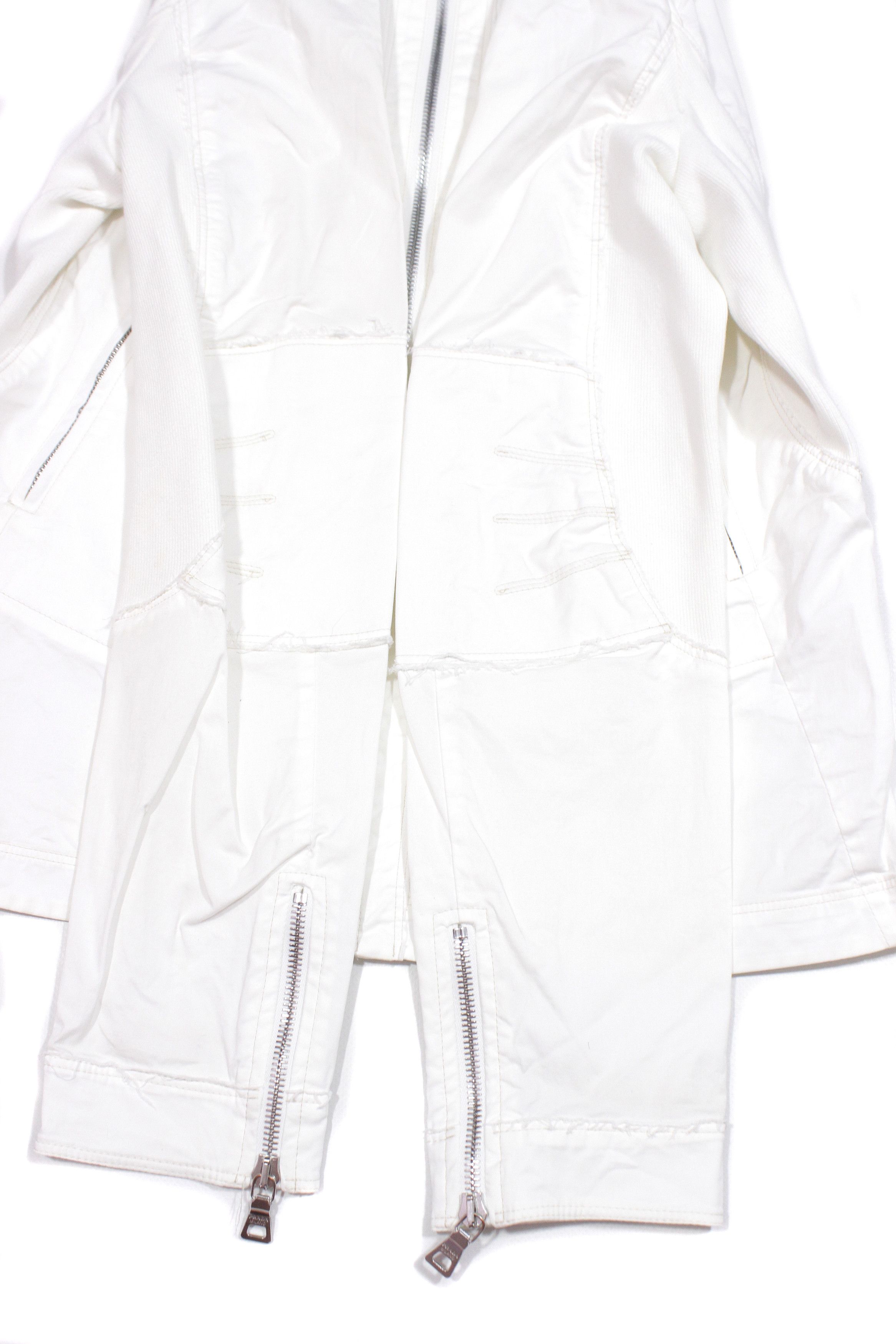 Prada S/S2003 Biker Cotton Jacket Vintage Size L / US 10 / IT 46 - 6 Thumbnail
