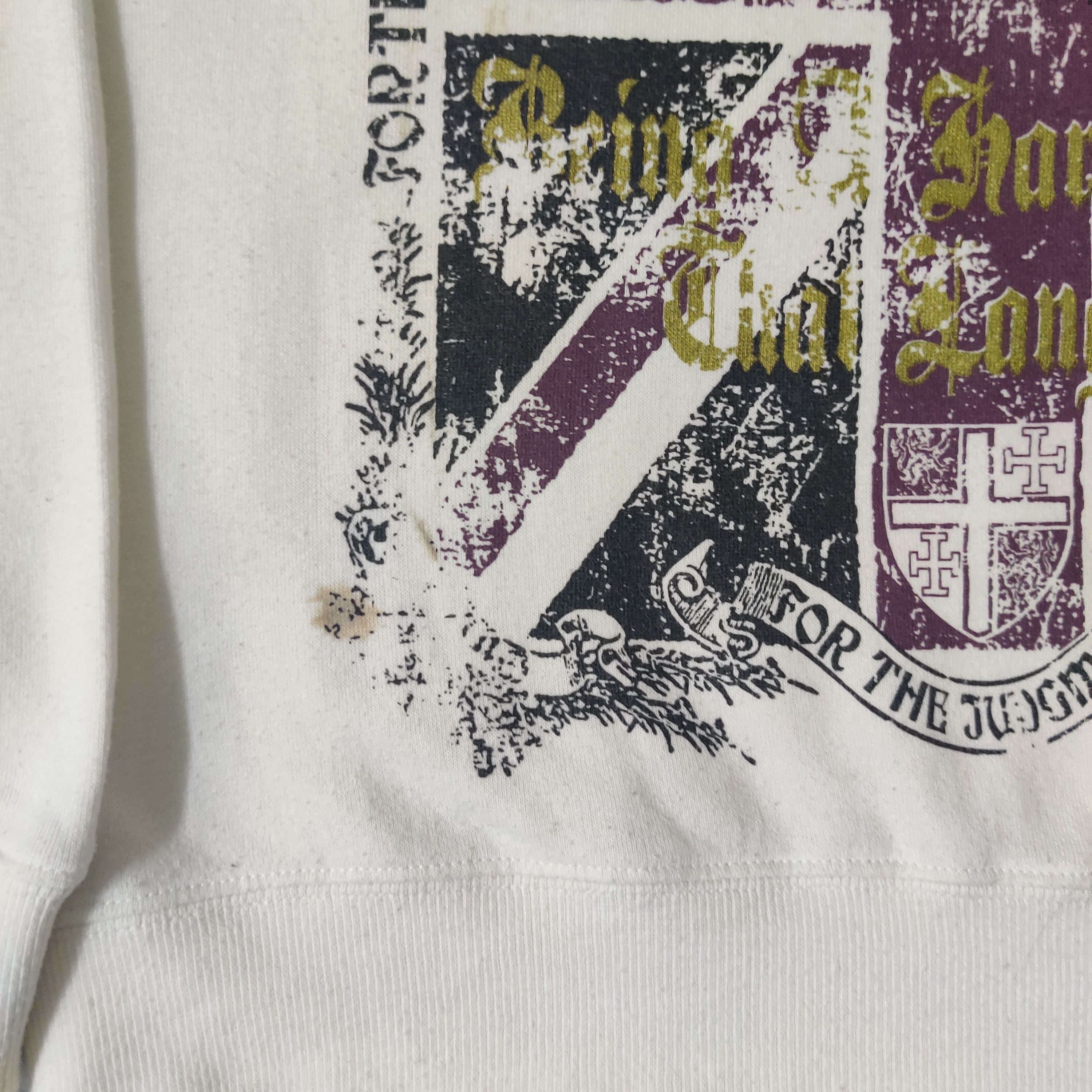Japanese Brand Vtg Japanese Brand Crewneck Big Print "for the judgement" Size US L / EU 52-54 / 3 - 3 Thumbnail
