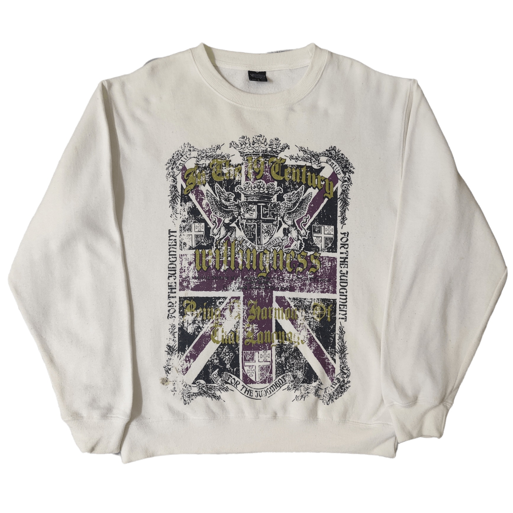 Japanese Brand Vtg Japanese Brand Crewneck Big Print "for the judgement" Size US L / EU 52-54 / 3 - 1 Thumbnail